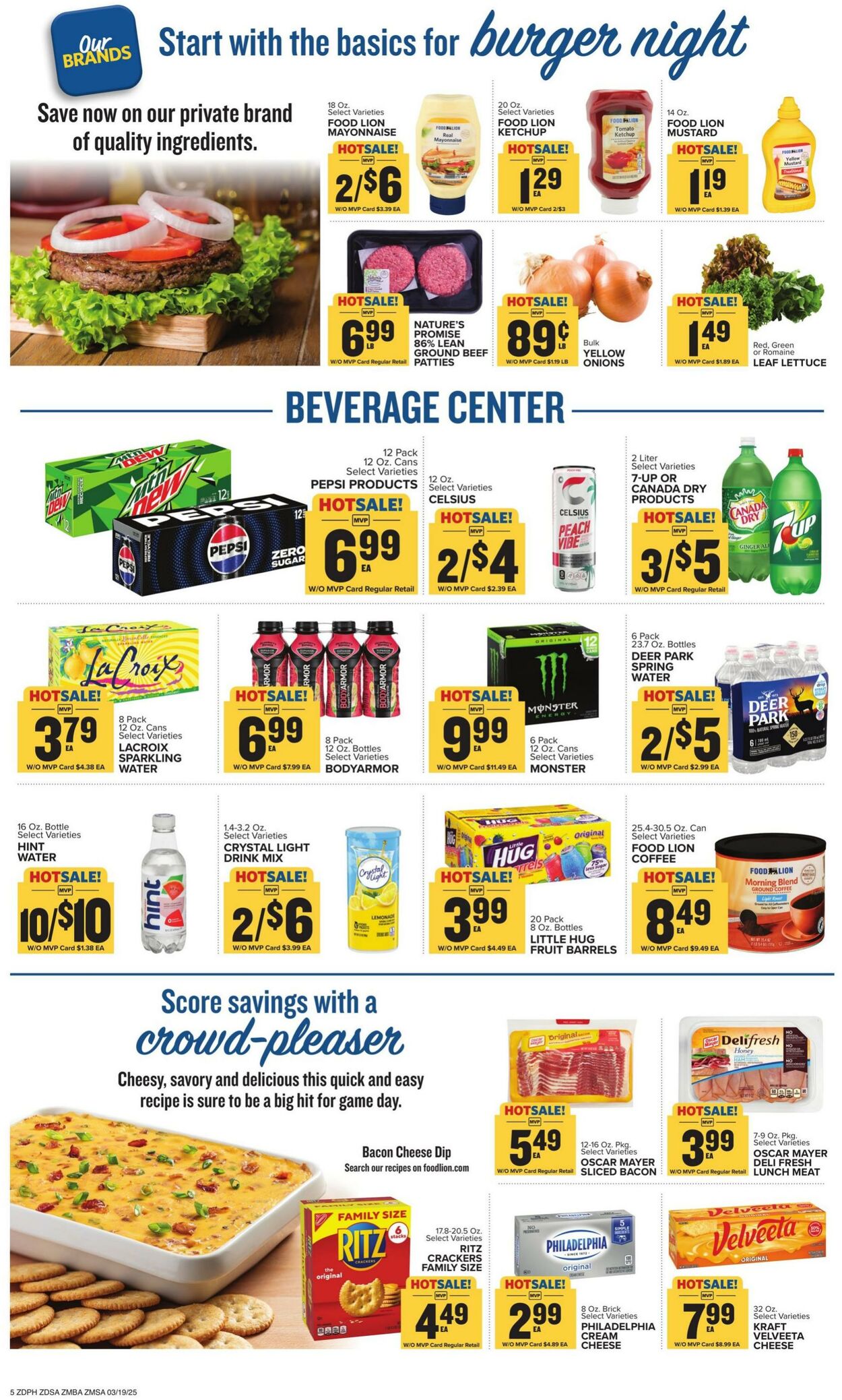 Catalogue Food Lion from 03/19/2025