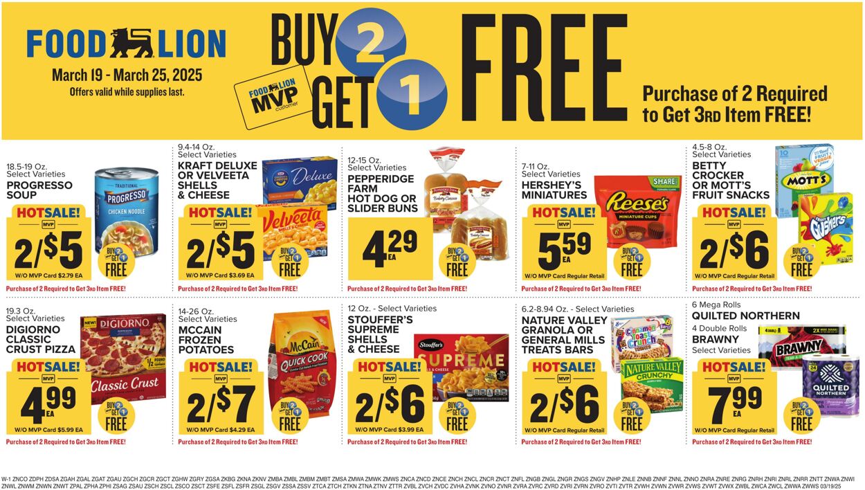 Catalogue Food Lion from 03/19/2025