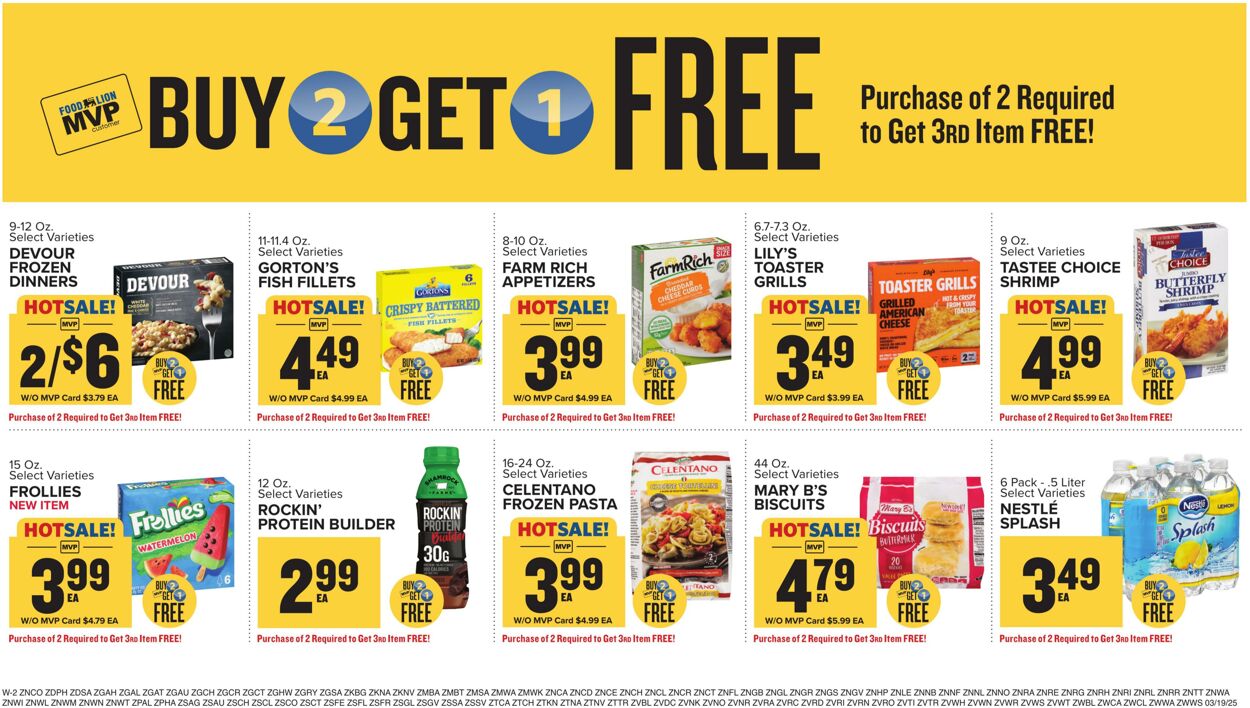 Catalogue Food Lion from 03/19/2025