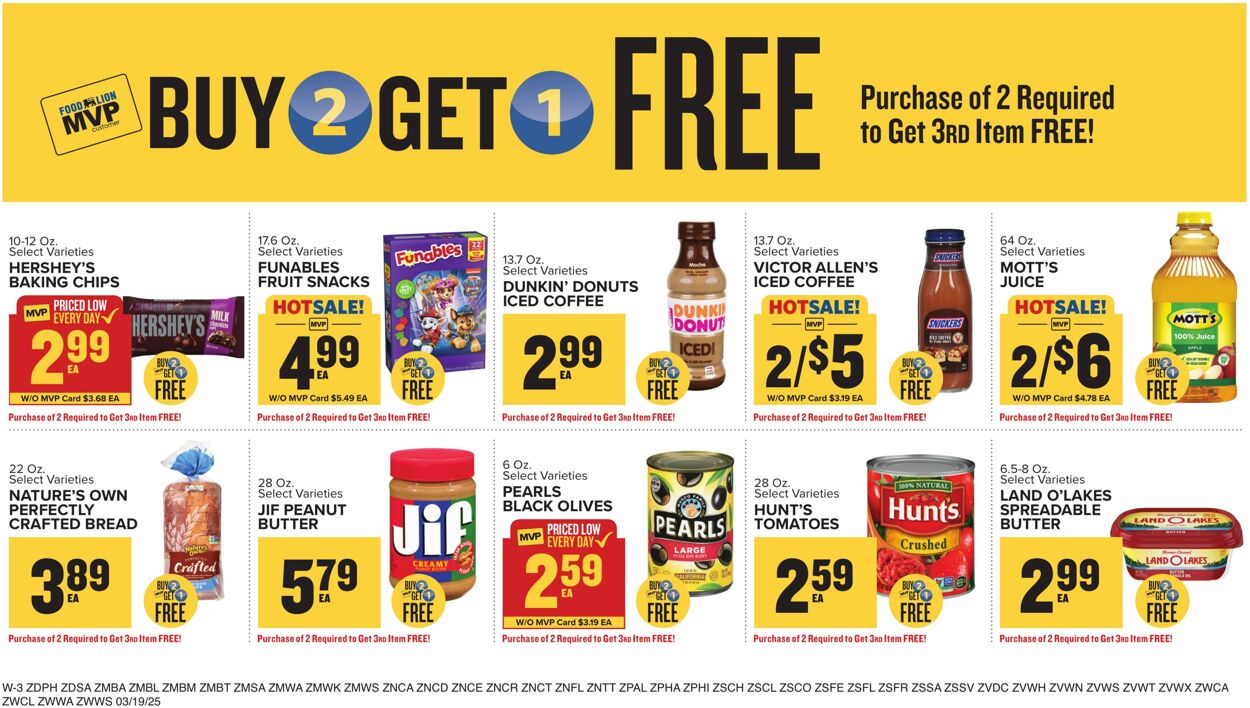 Catalogue Food Lion from 03/19/2025