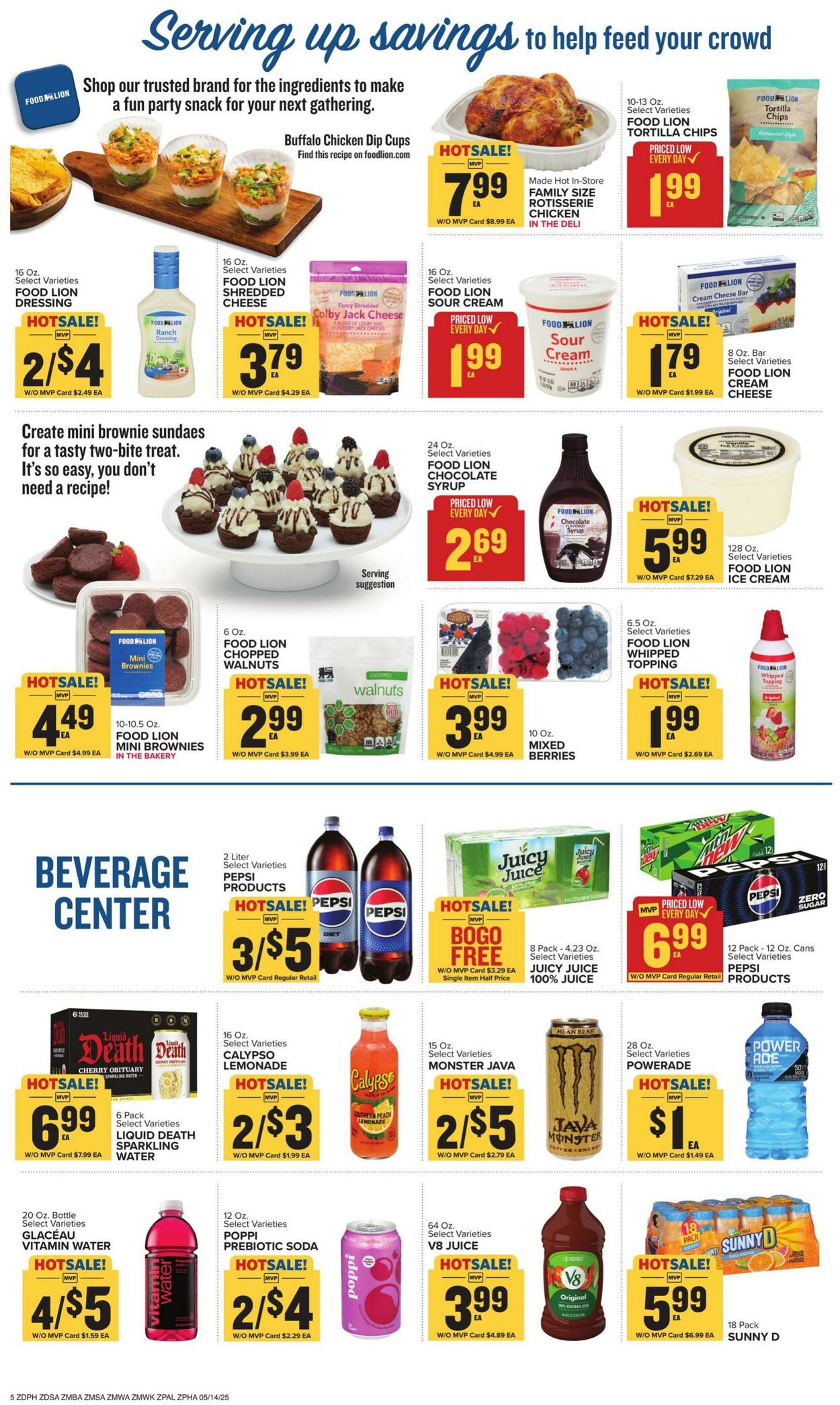 Catalogue Food Lion from 05/14/2025