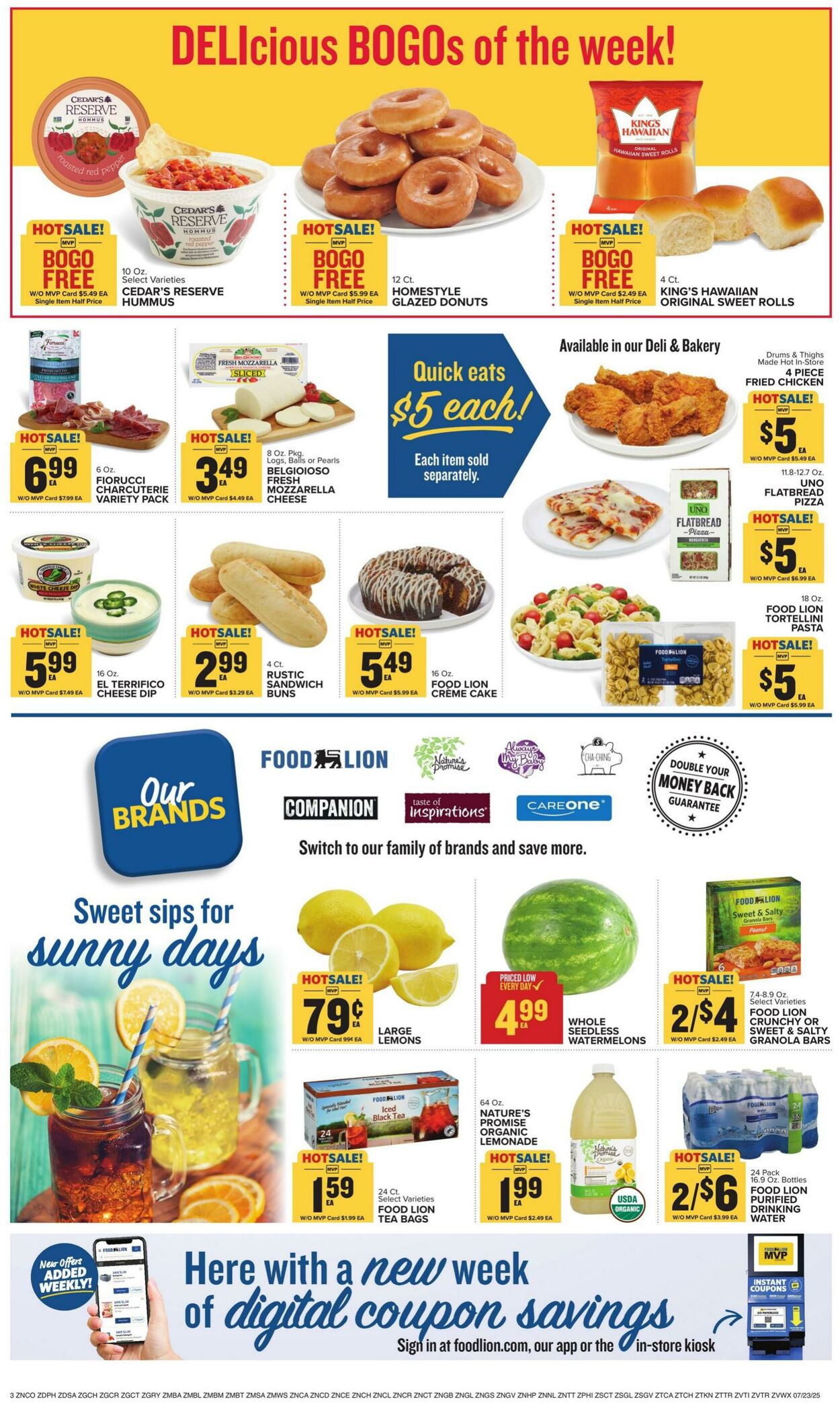 Catalogue Food Lion from 07/23/2025