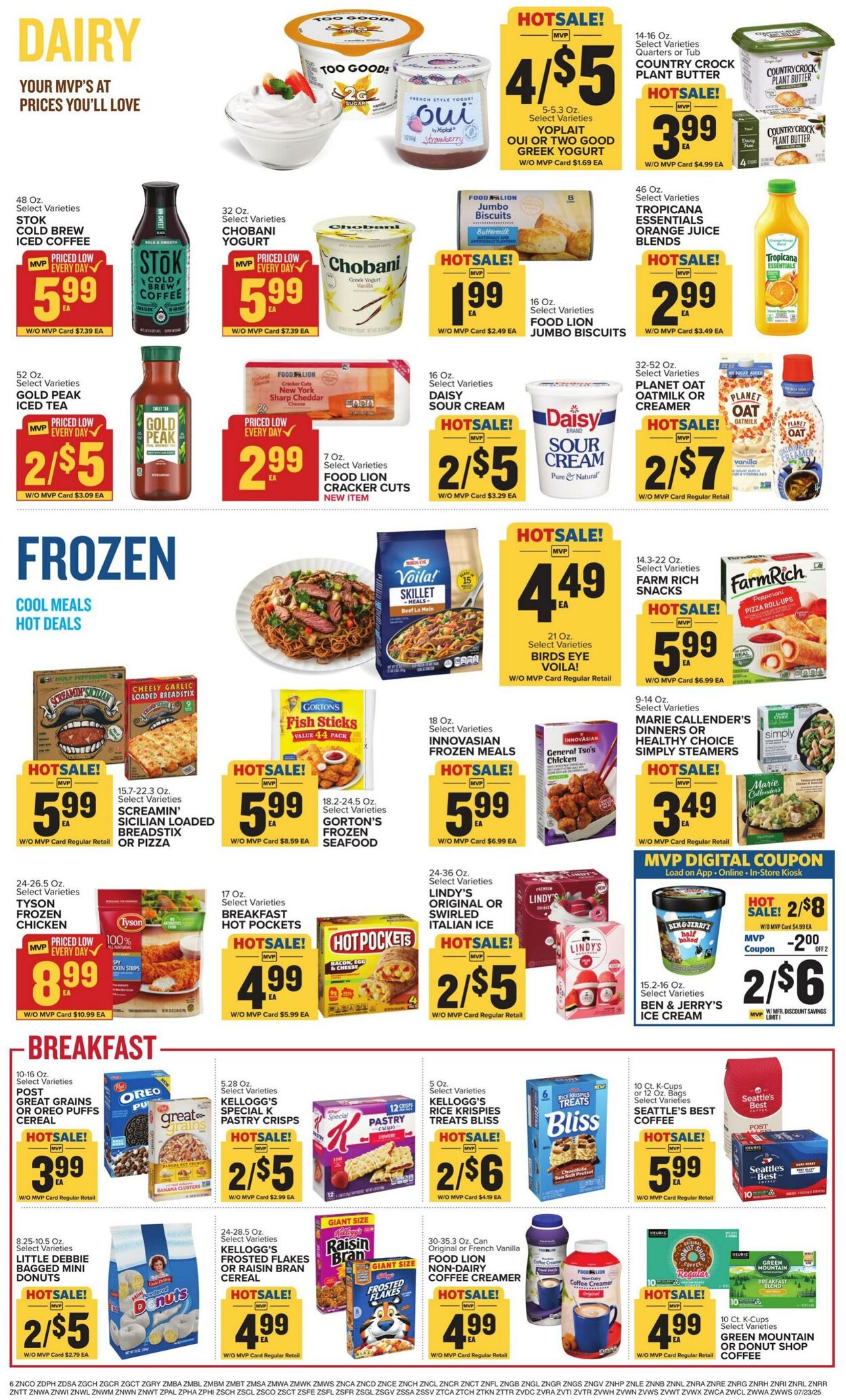 Catalogue Food Lion from 07/23/2025