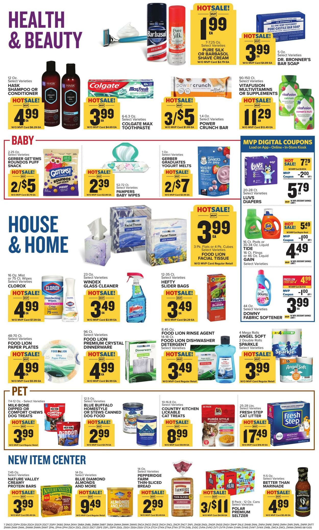 Catalogue Food Lion from 08/13/2025