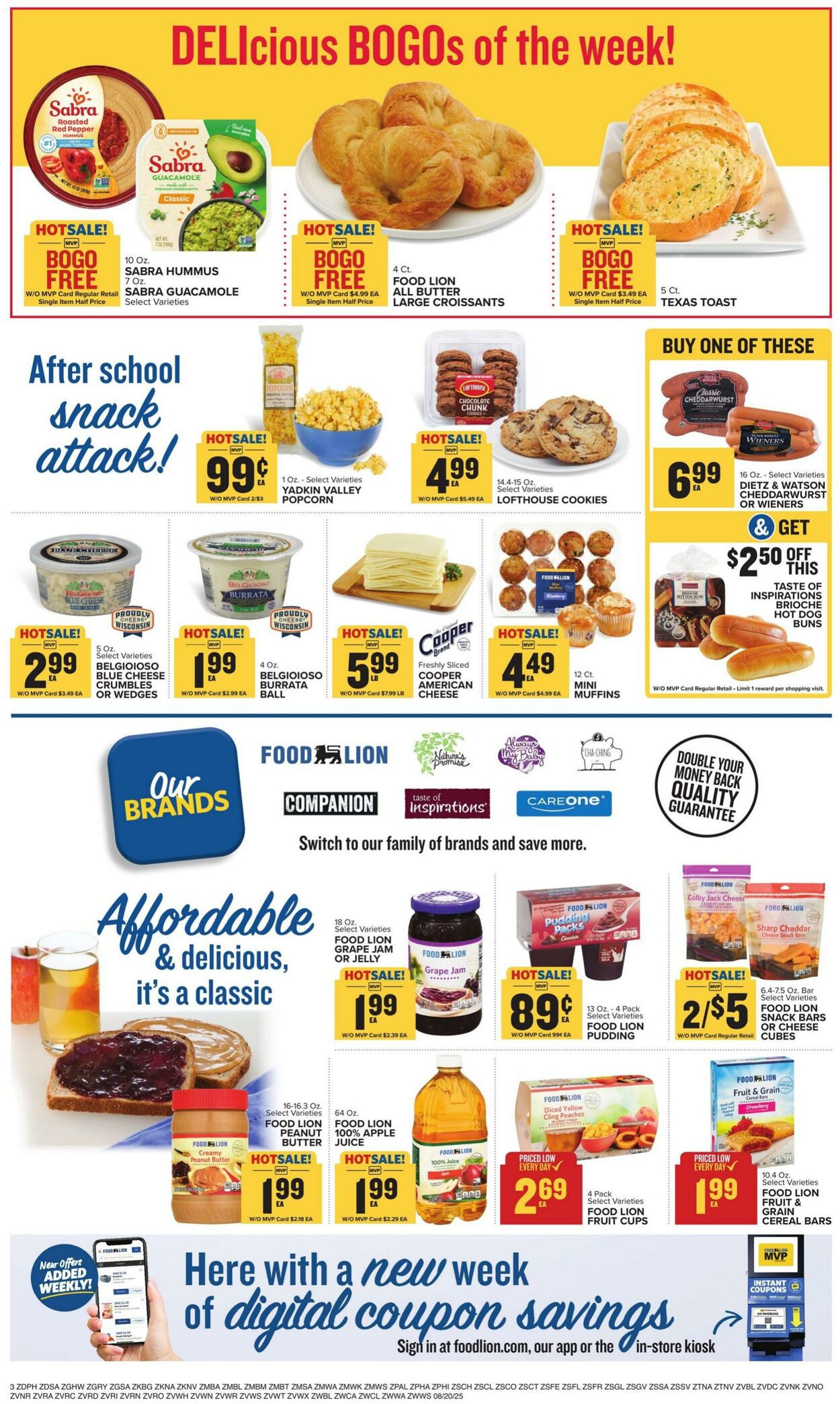 Catalogue Food Lion from 08/20/2025
