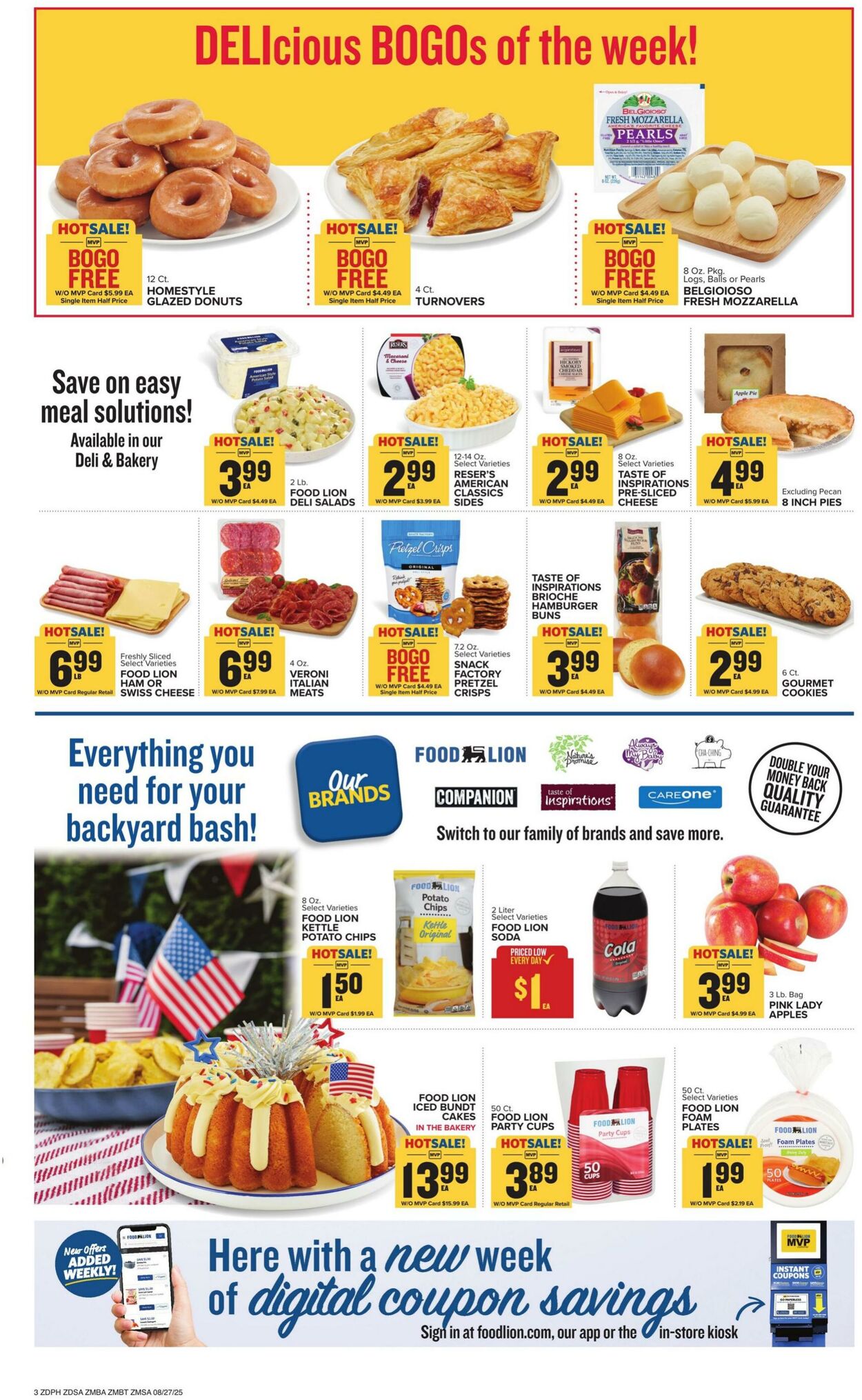 Catalogue Food Lion from 08/27/2025