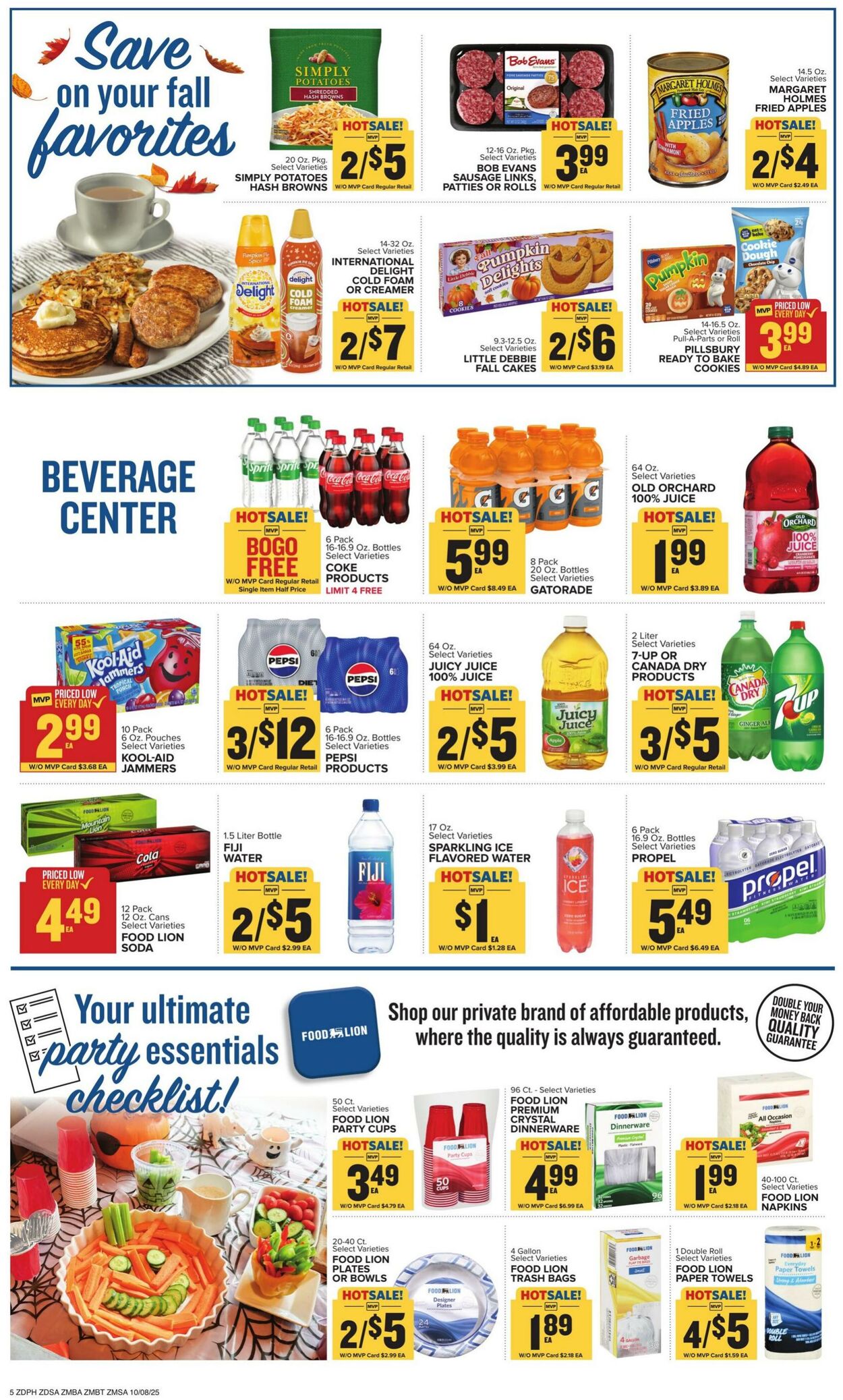 Catalogue Food Lion from 10/08/2025
