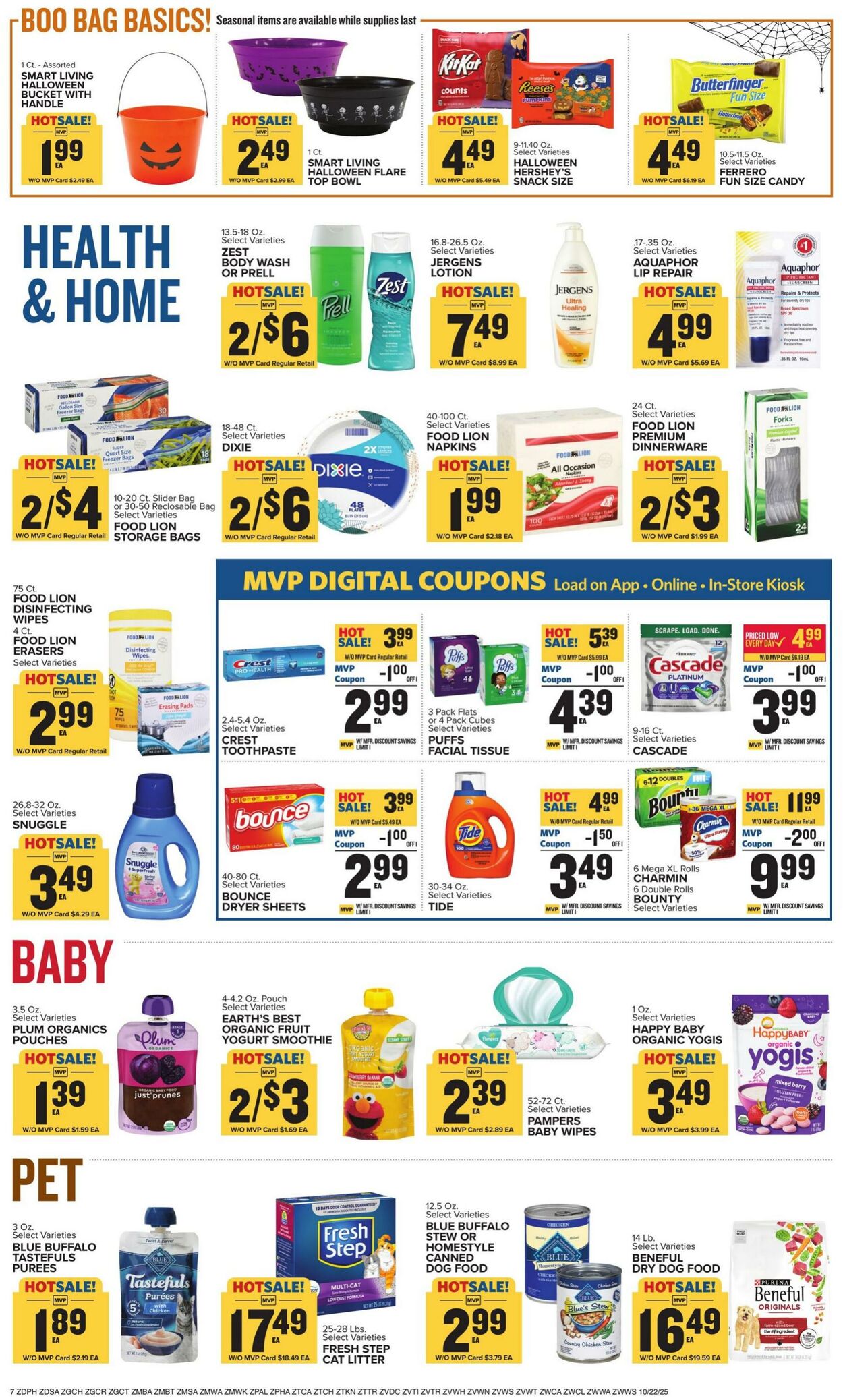 Catalogue Food Lion from 10/22/2025