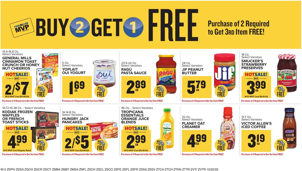 Catalogue Food Lion from 10/22/2025