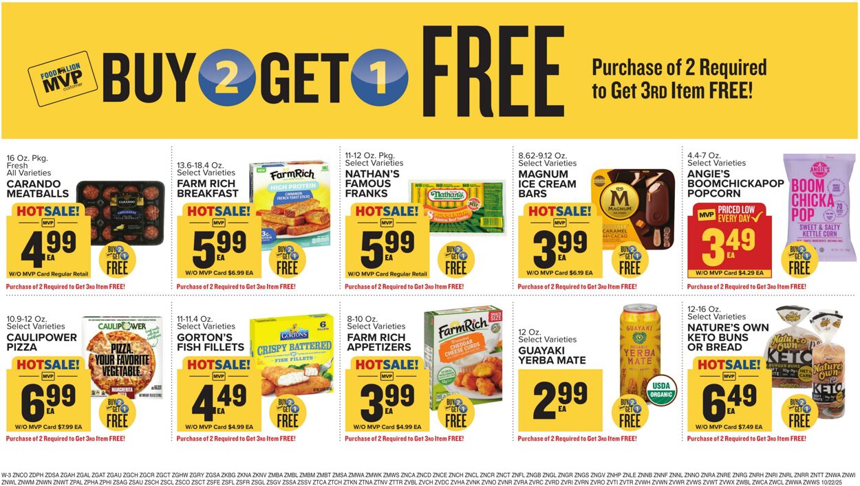 Catalogue Food Lion from 10/22/2025