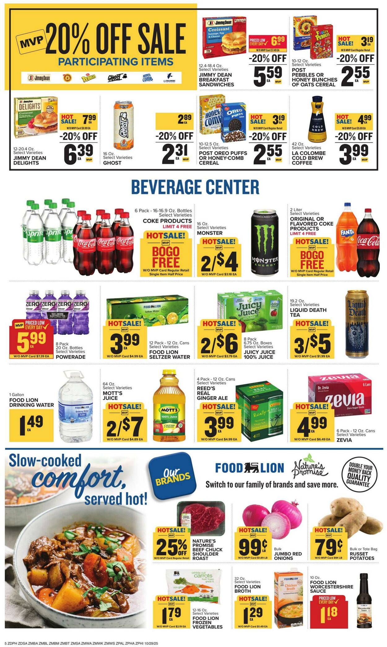 Catalogue Food Lion from 10/29/2025
