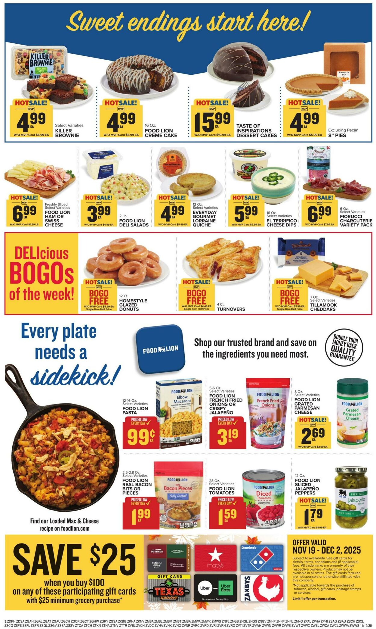 Catalogue Food Lion from 11/19/2025