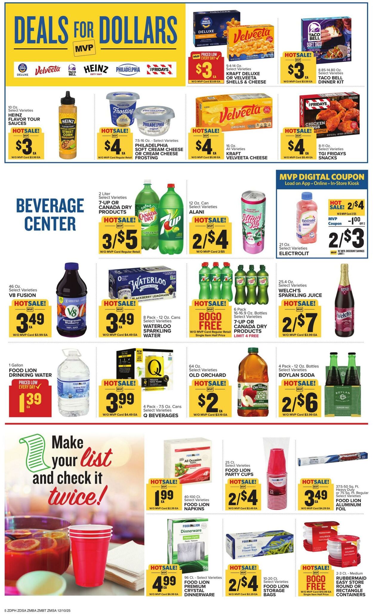 Catalogue Food Lion from 12/10/2025