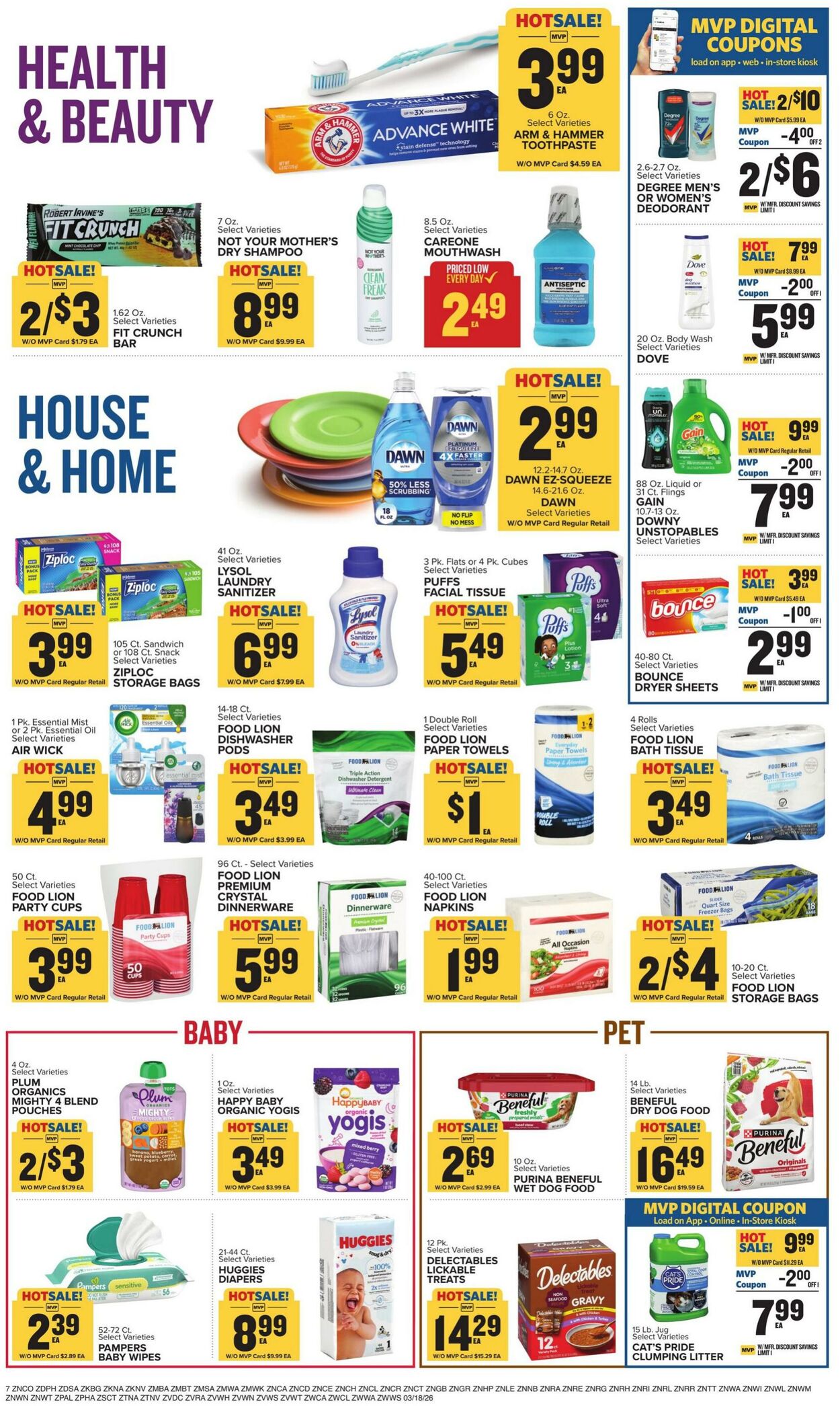 Catalogue Food Lion from 03/18/2026