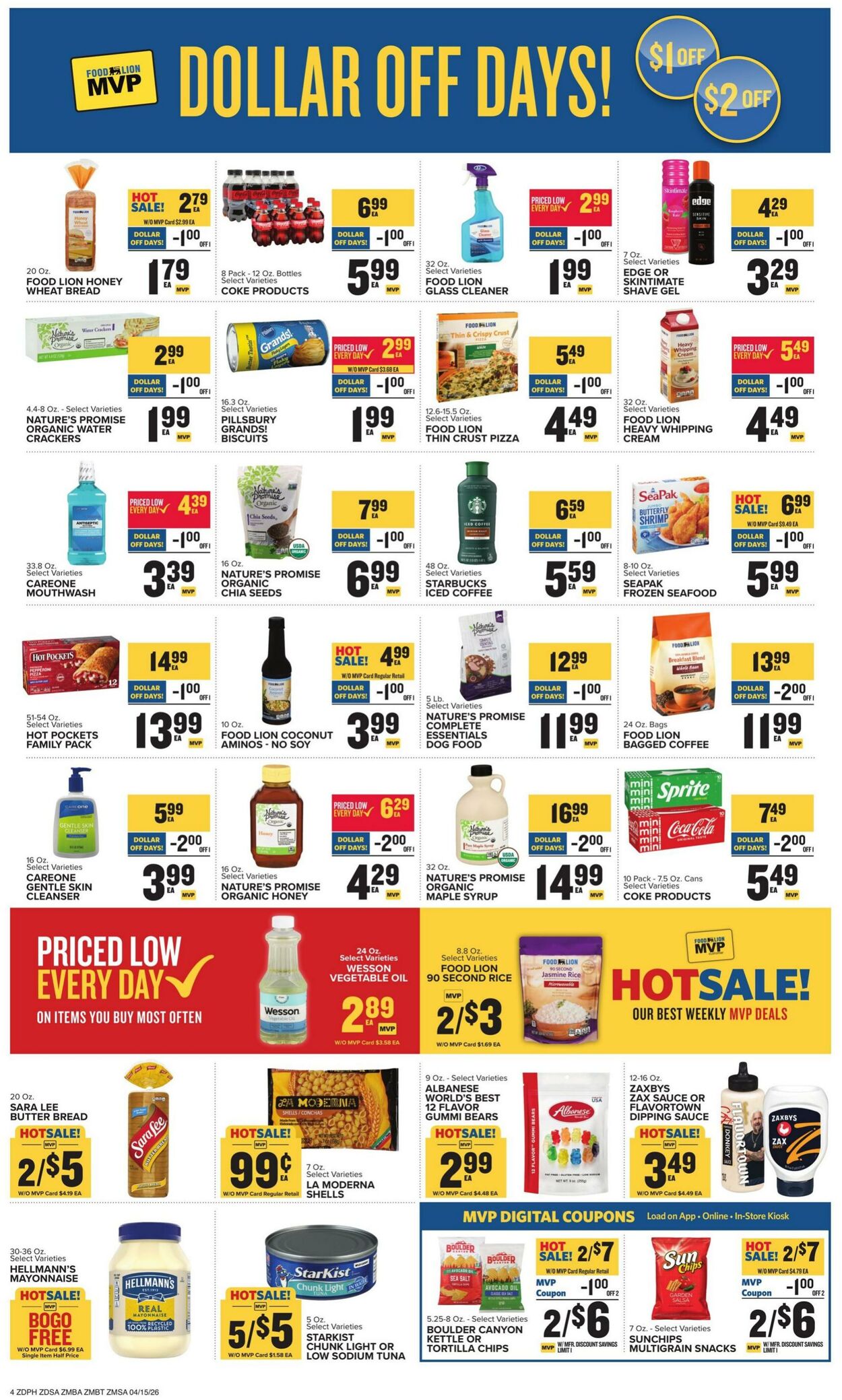 Catalogue Food Lion from 04/15/2026