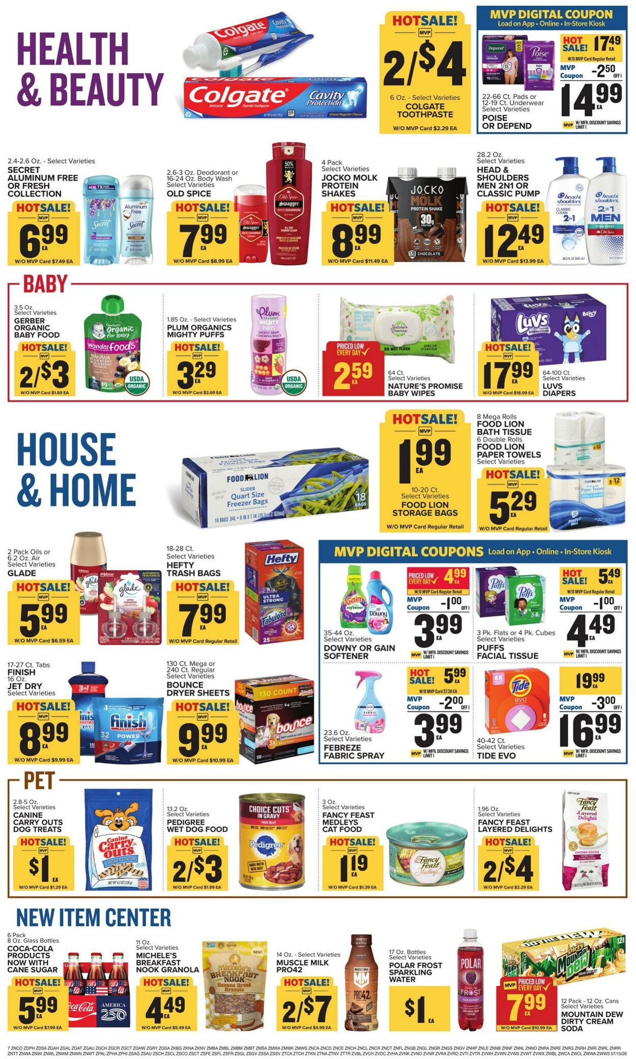 Catalogue Food Lion from 07/15/2026