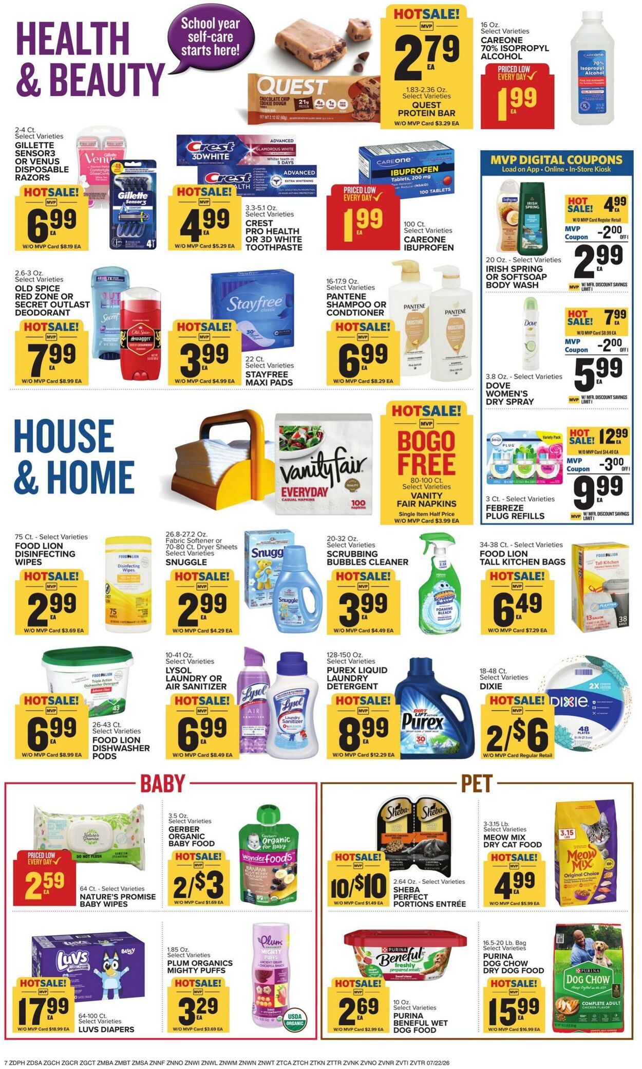 Catalogue Food Lion from 07/22/2026