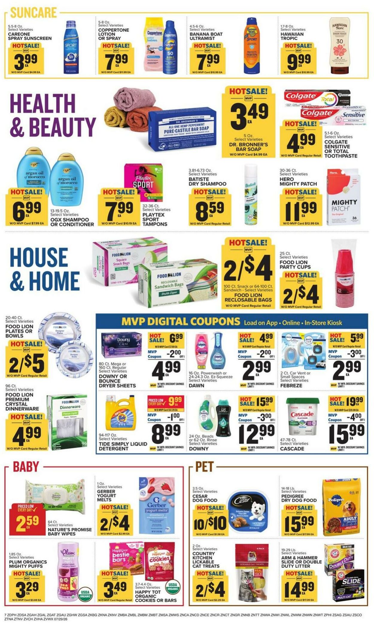 Catalogue Food Lion from 07/29/2026