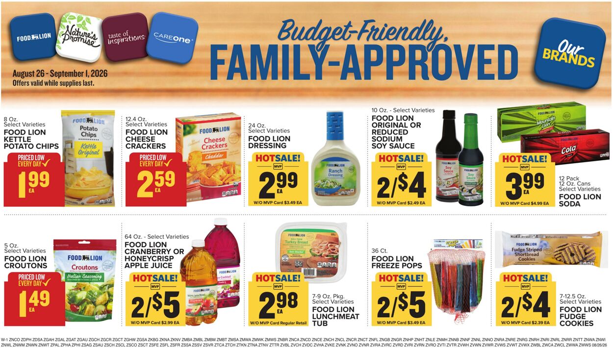 Catalogue Food Lion from 08/26/2026