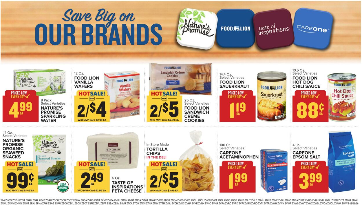 Catalogue Food Lion from 08/26/2026