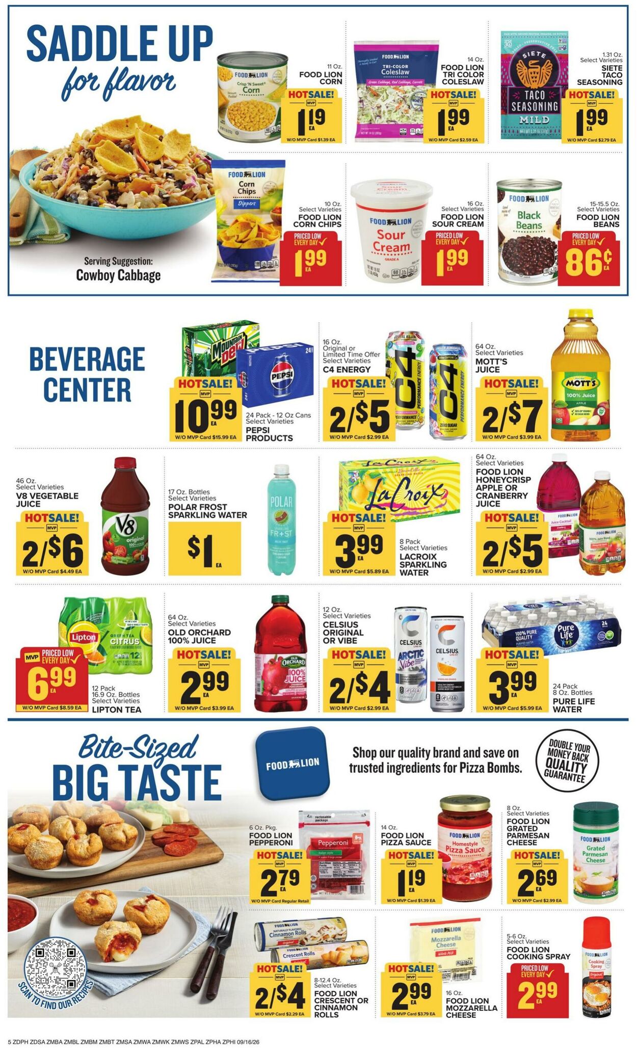 Catalogue Food Lion from 09/16/2026