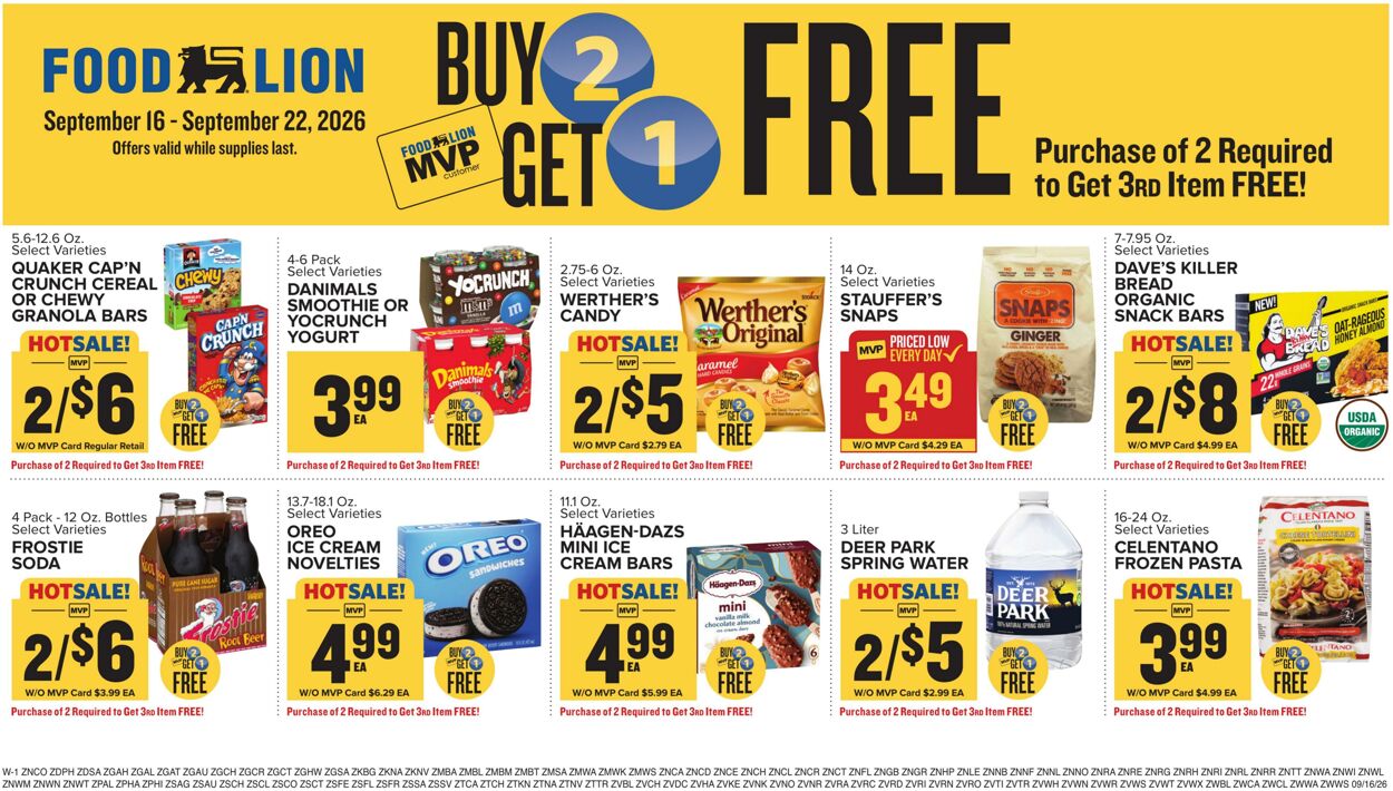 Catalogue Food Lion from 09/16/2026