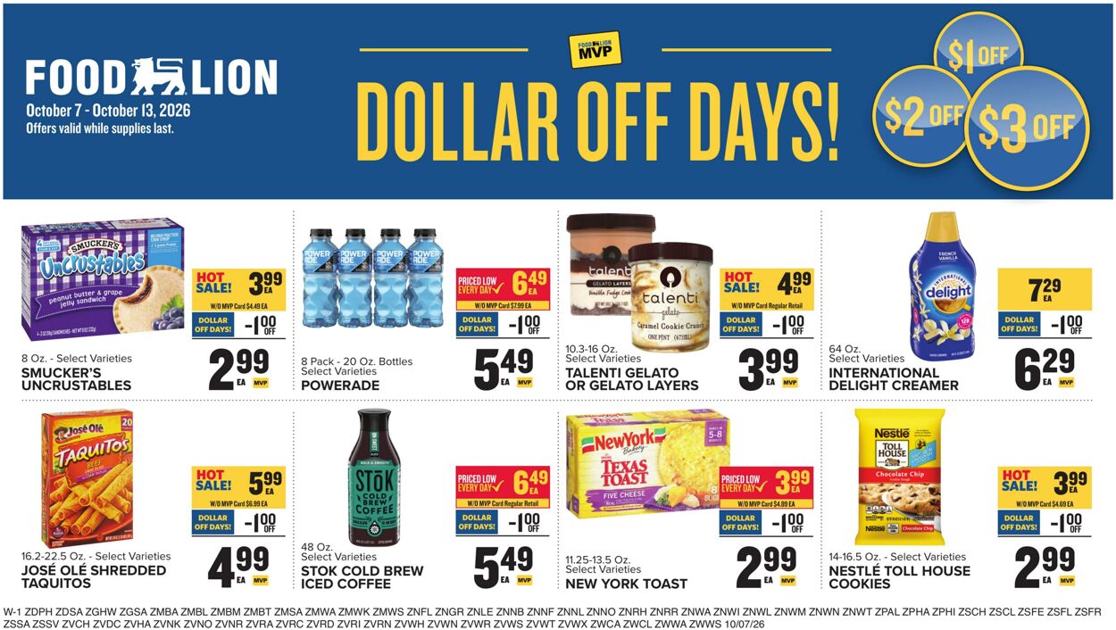 Catalogue Food Lion from 10/07/2026