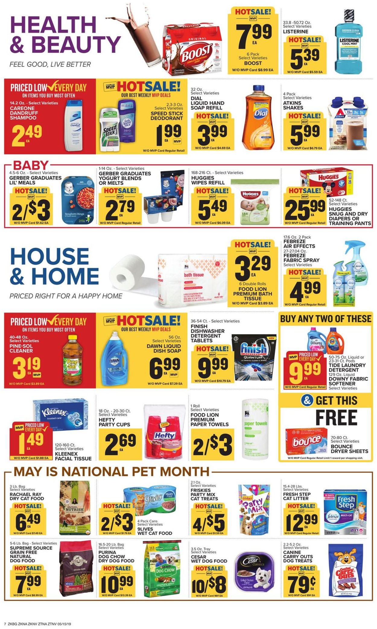 Catalogue Food Lion from 05/15/2019