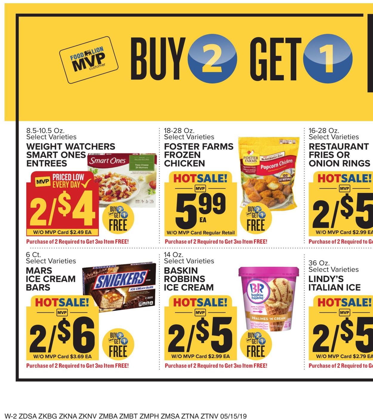Catalogue Food Lion from 05/15/2019