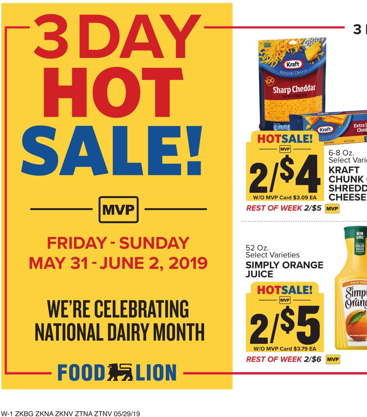 Catalogue Food Lion from 05/29/2019