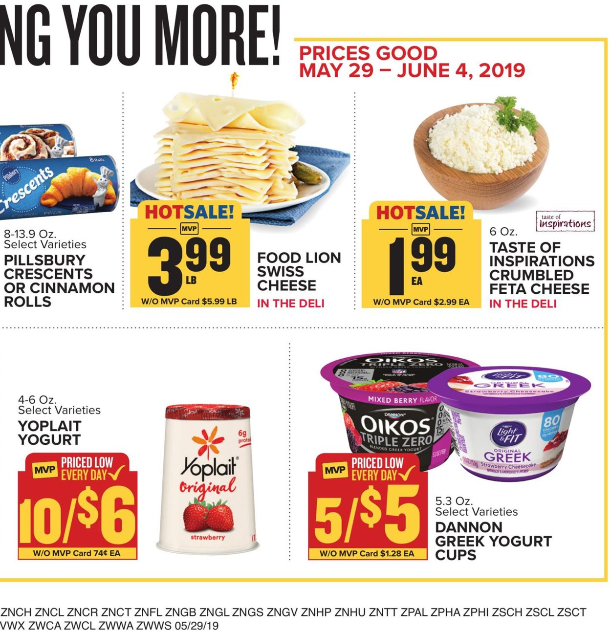 Catalogue Food Lion from 05/29/2019