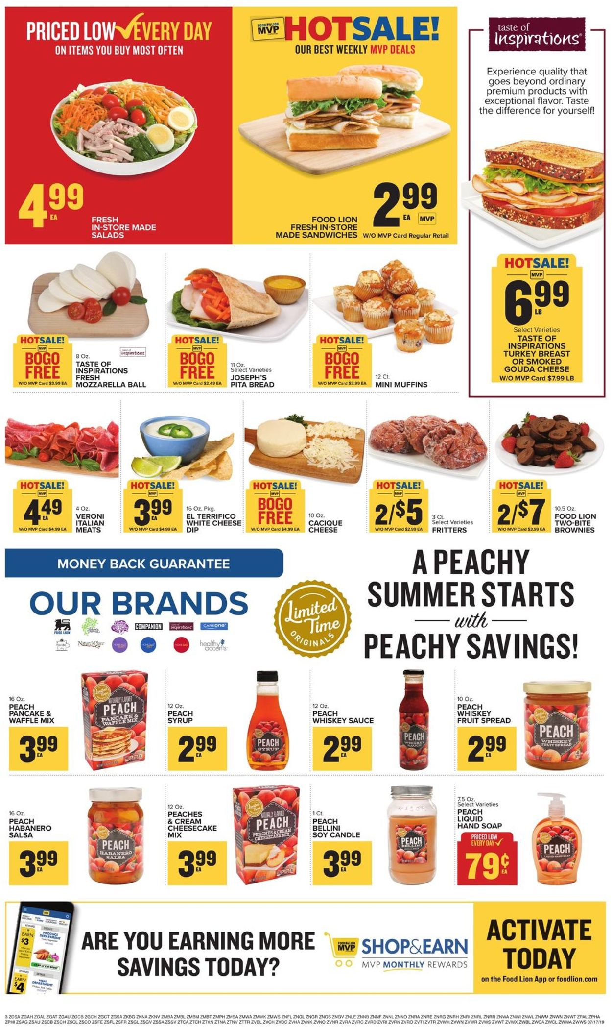 Catalogue Food Lion from 07/17/2019