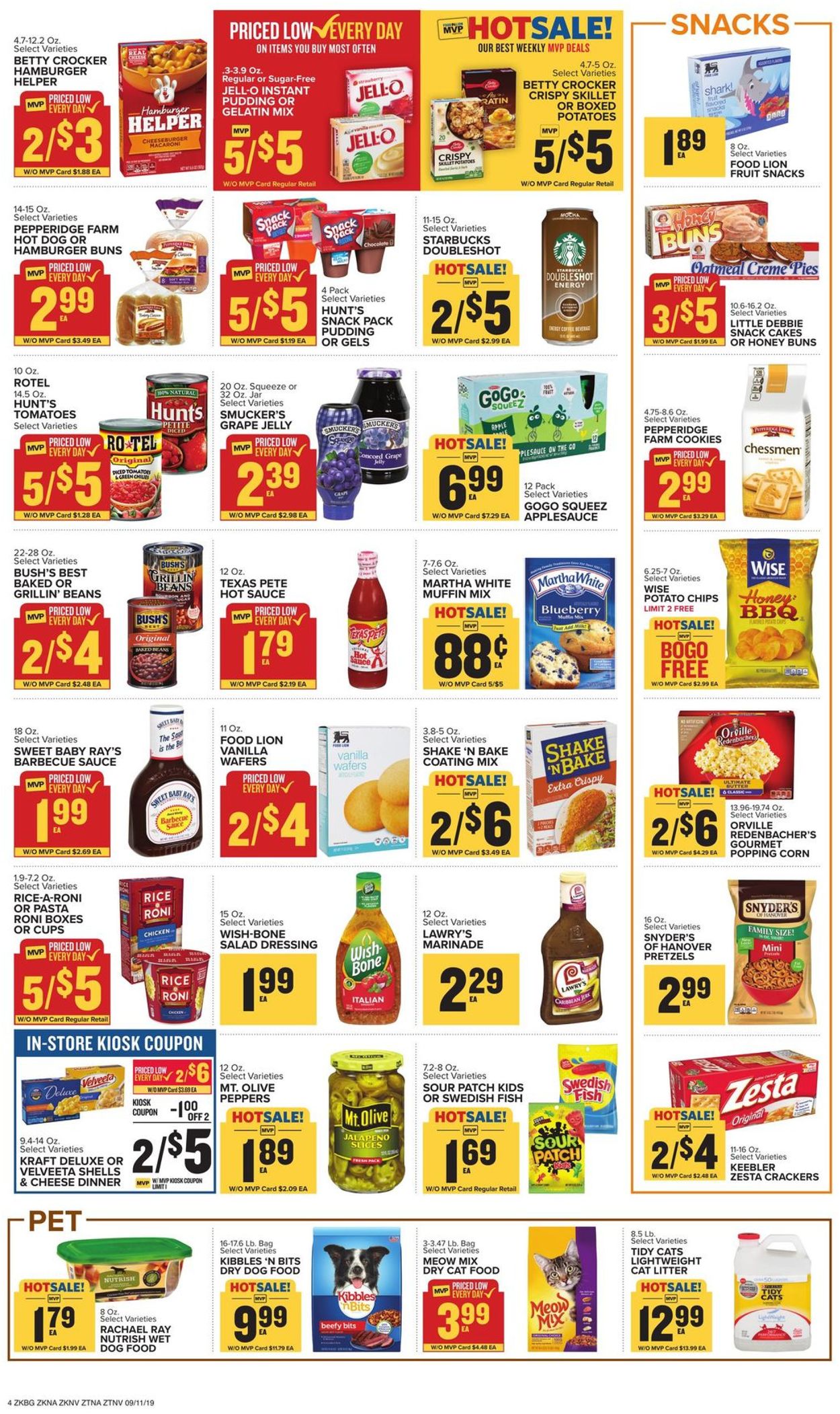 Catalogue Food Lion from 09/11/2019