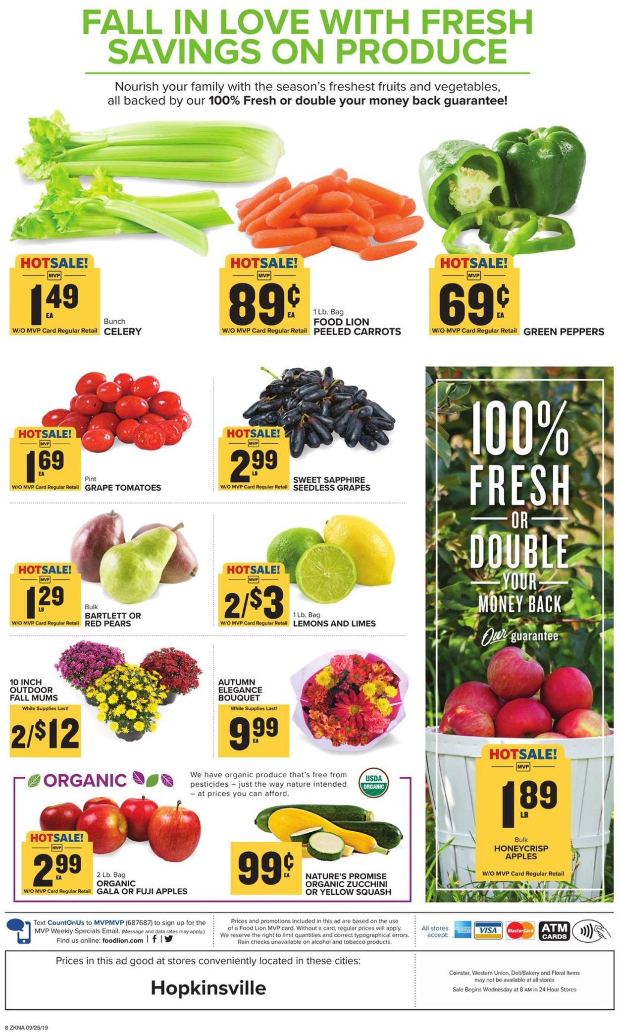 Catalogue Food Lion from 09/25/2019