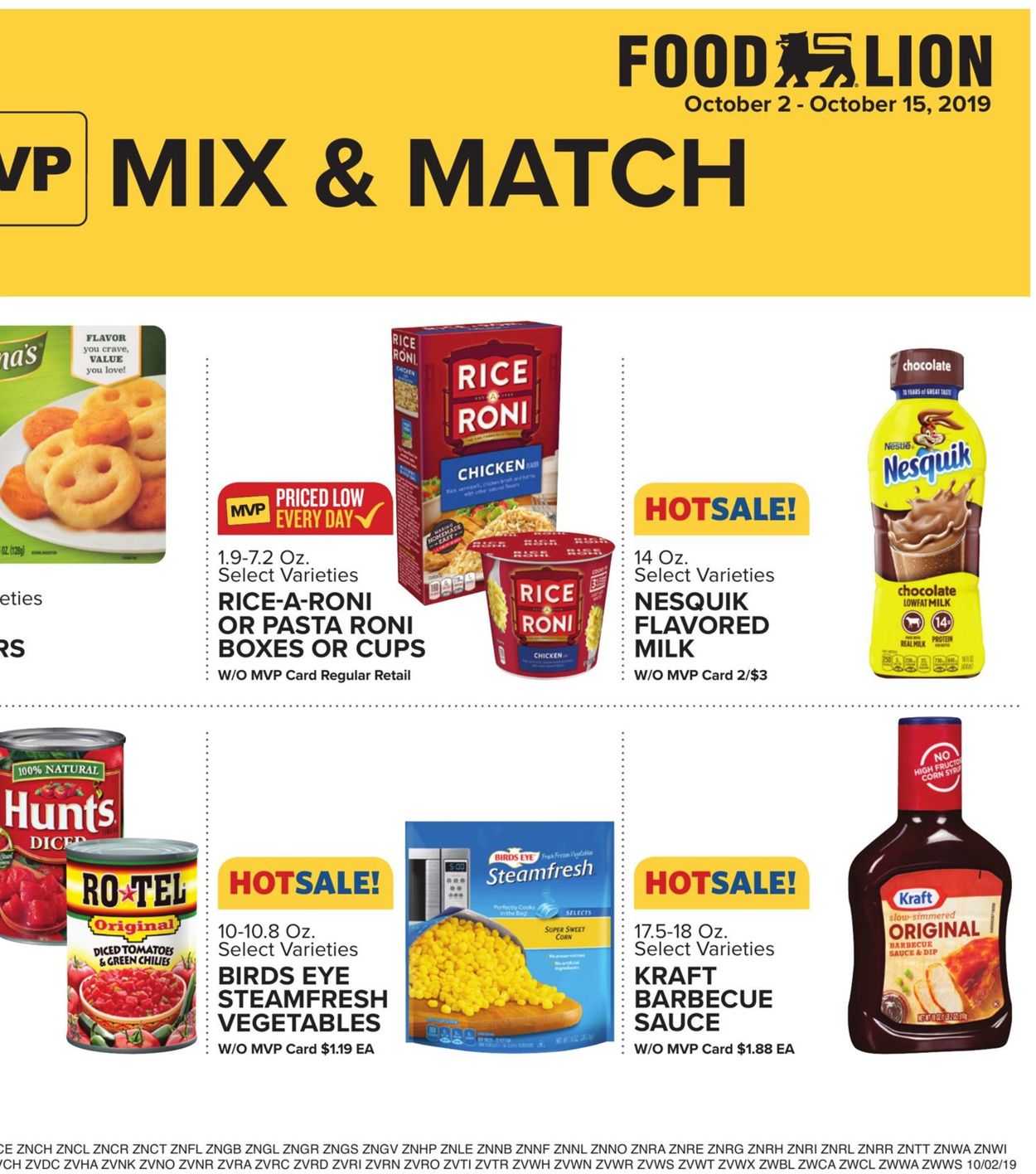 Catalogue Food Lion from 10/02/2019