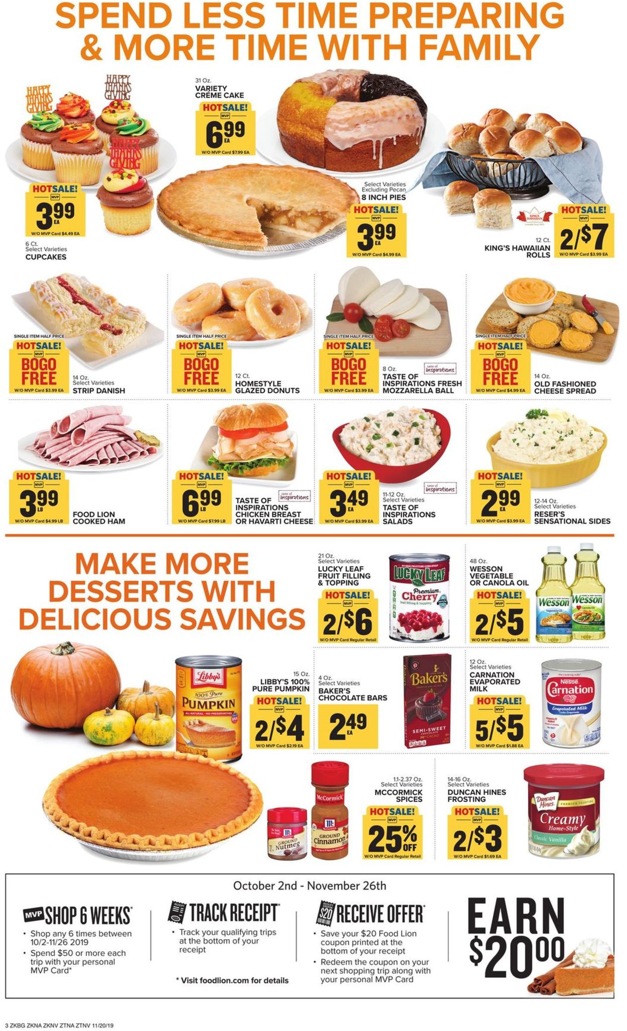 Food Lion Thanksgiving Ad 2019 Current weekly ad 11/20 11/28/2019