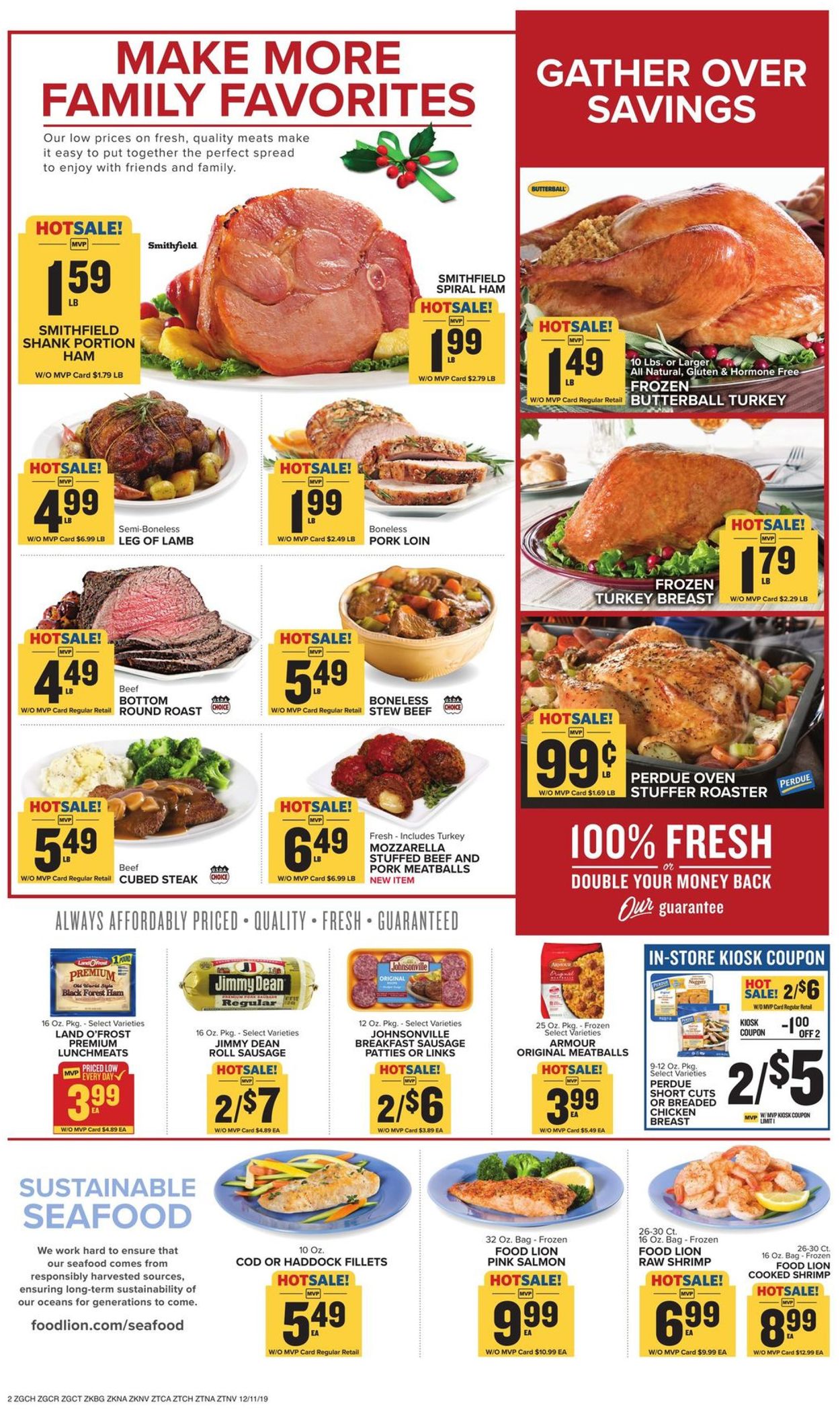 Catalogue Food Lion - Holidays Ad 2019 from 12/11/2019