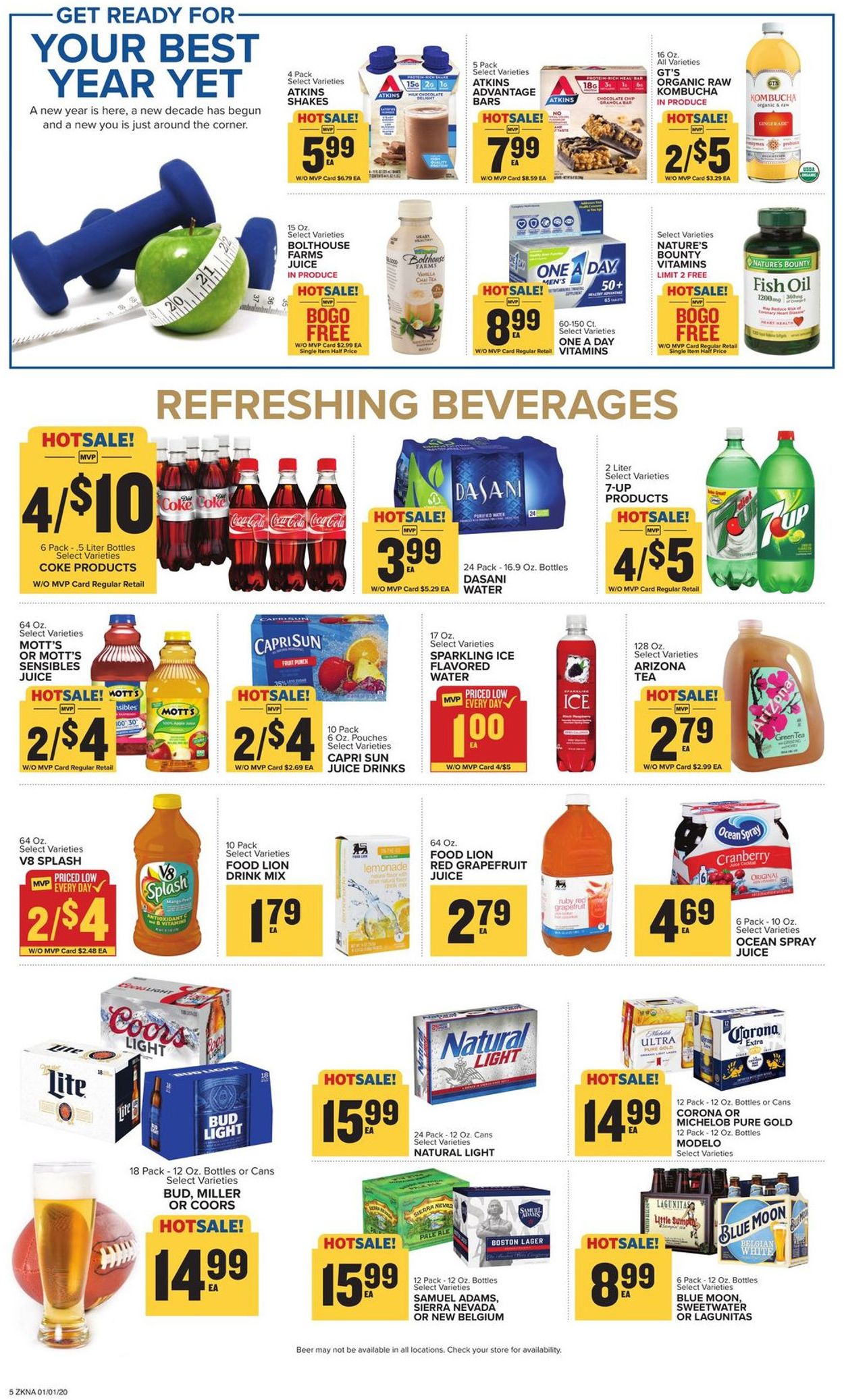 Catalogue Food Lion from 01/01/2020