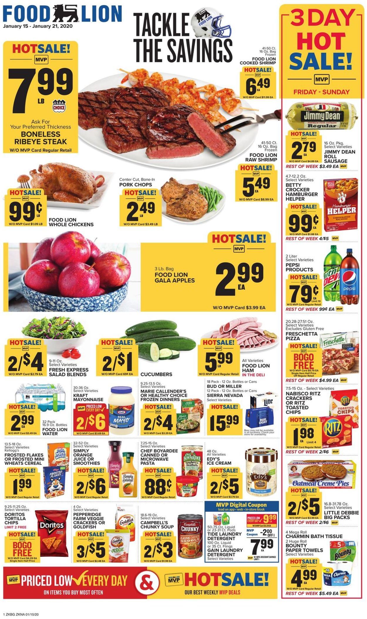 Catalogue Food Lion from 01/15/2020