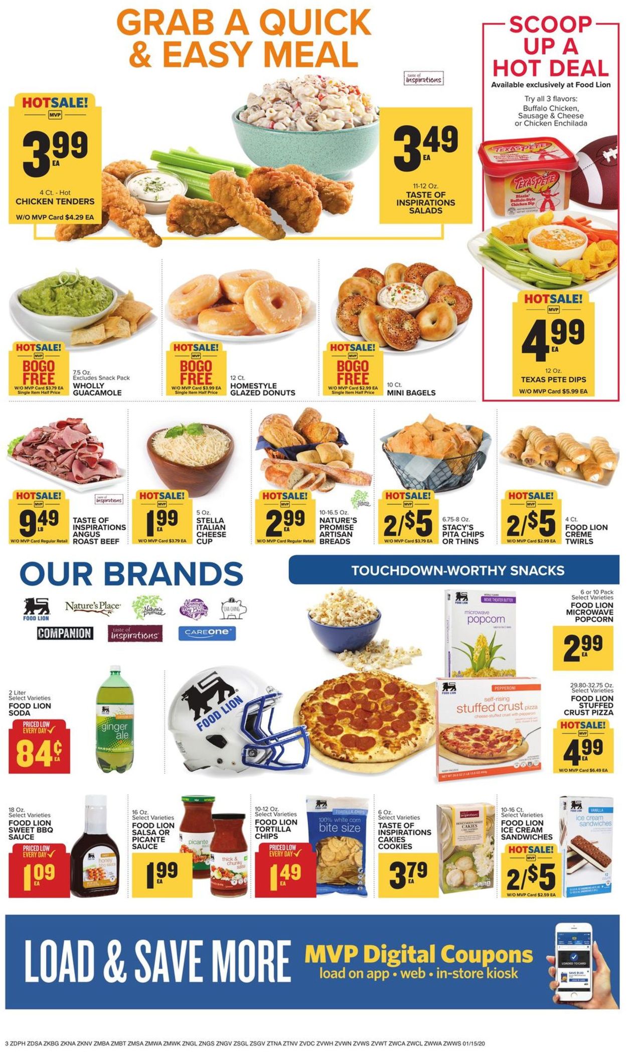 Catalogue Food Lion from 01/15/2020