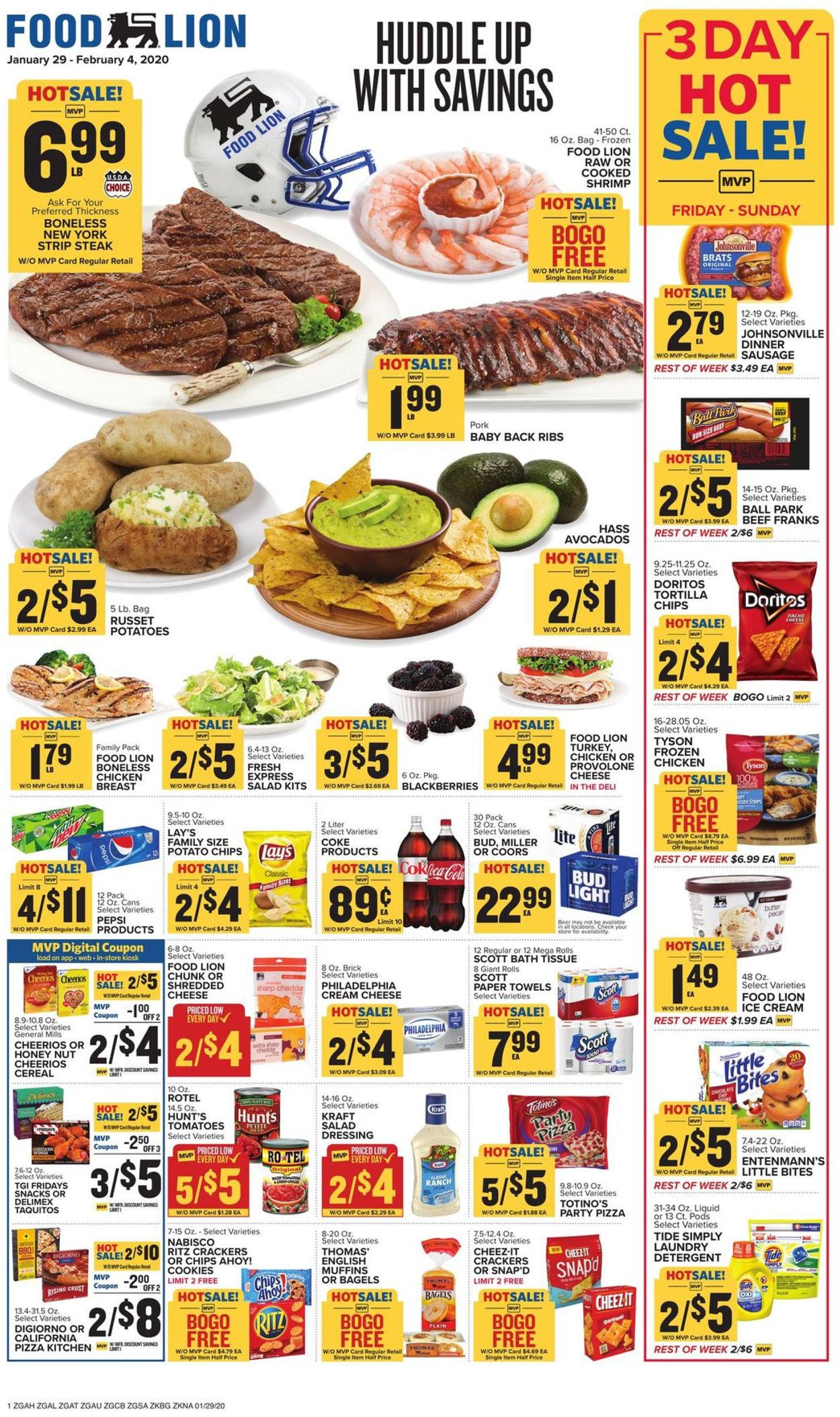 Catalogue Food Lion from 01/29/2020