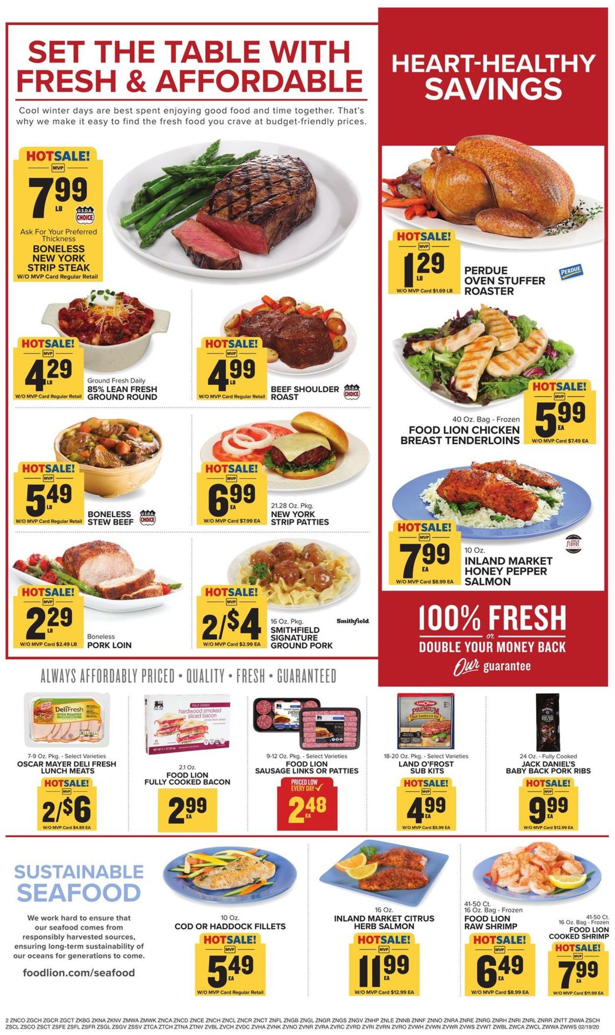 Catalogue Food Lion from 02/19/2020