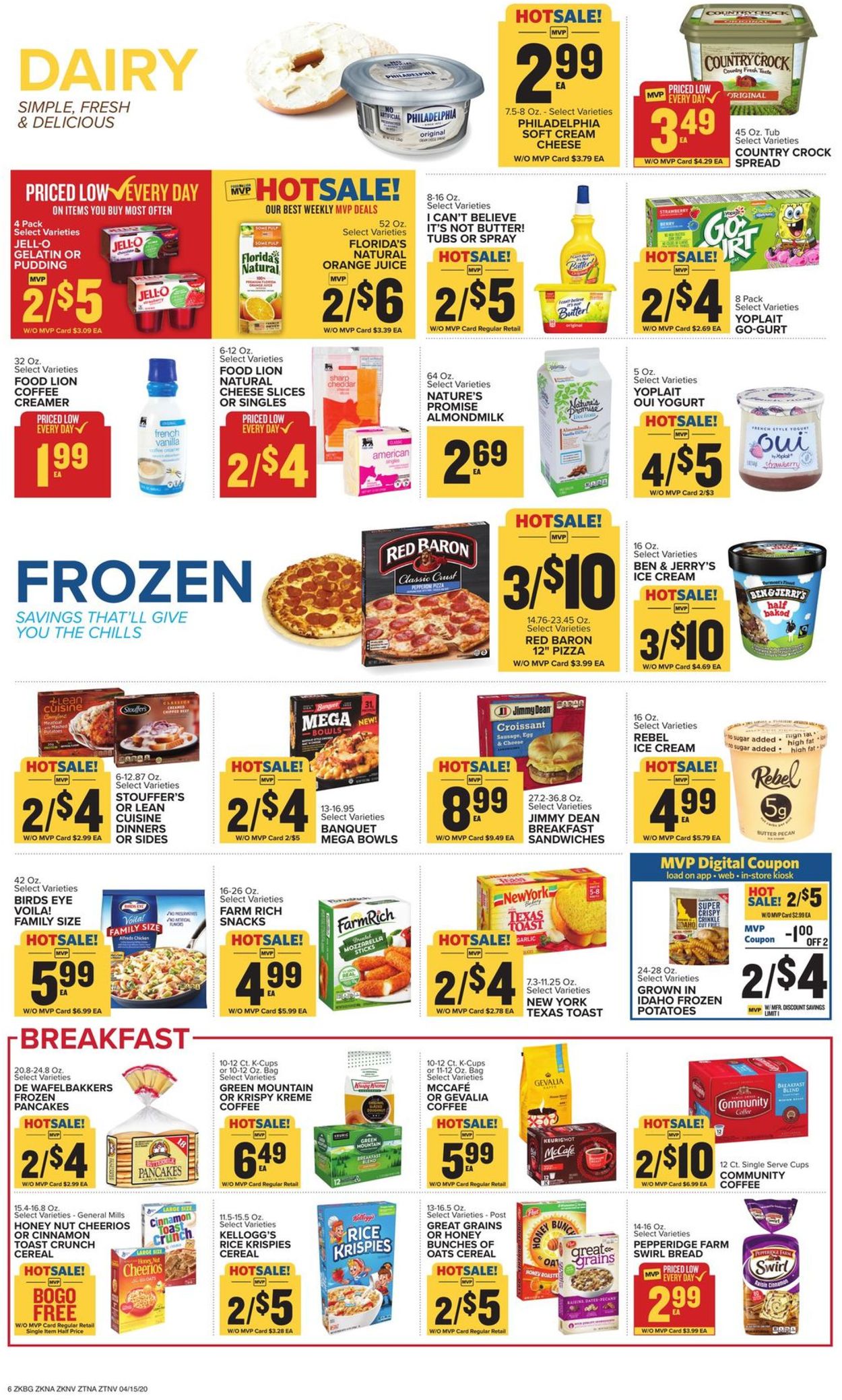 Catalogue Food Lion from 04/15/2020