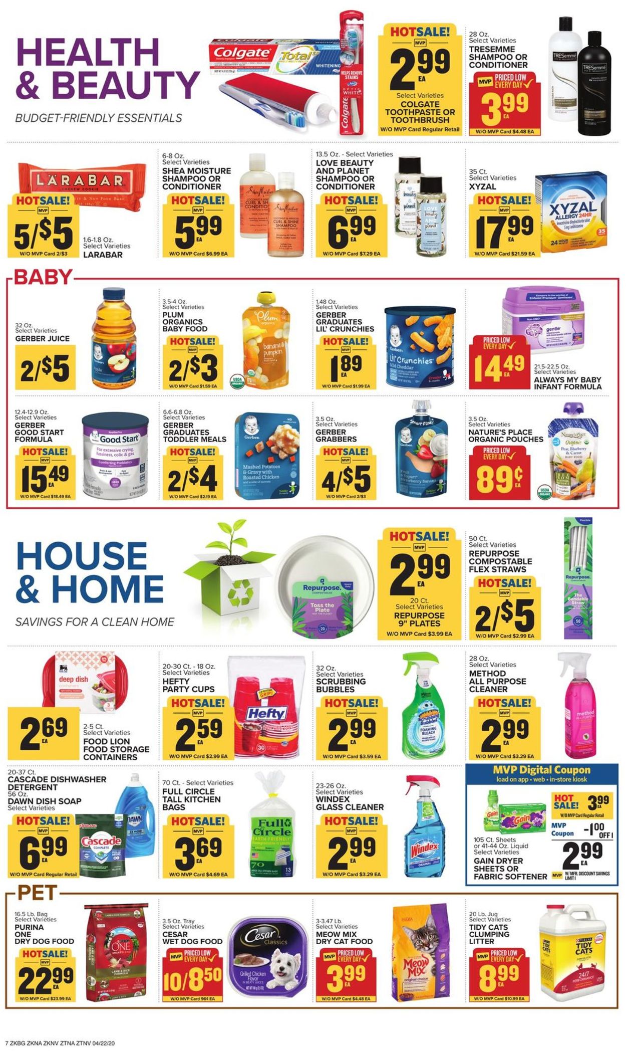 Catalogue Food Lion from 04/22/2020