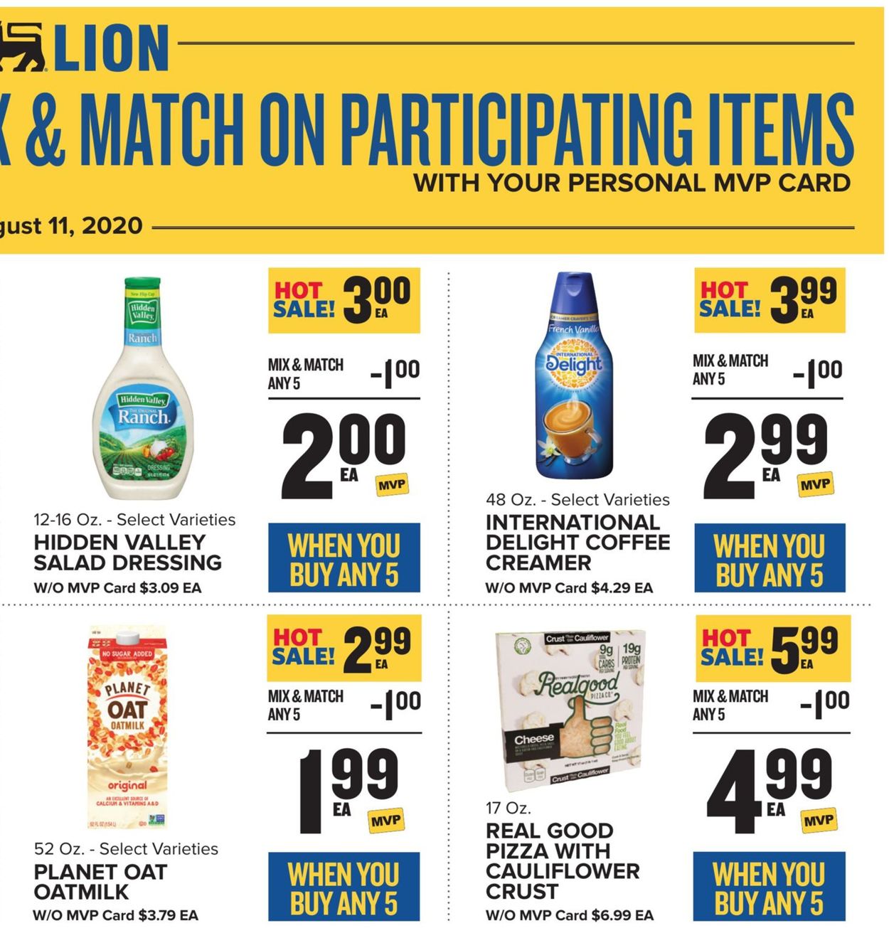 Catalogue Food Lion from 07/29/2020