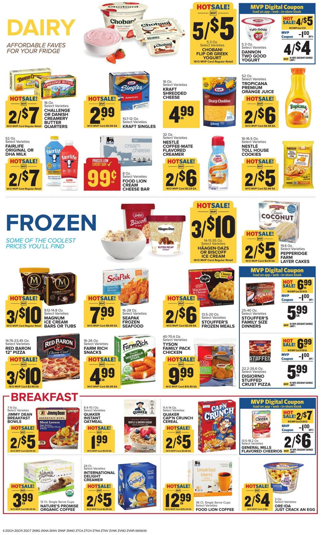 Catalogue Food Lion from 09/09/2020