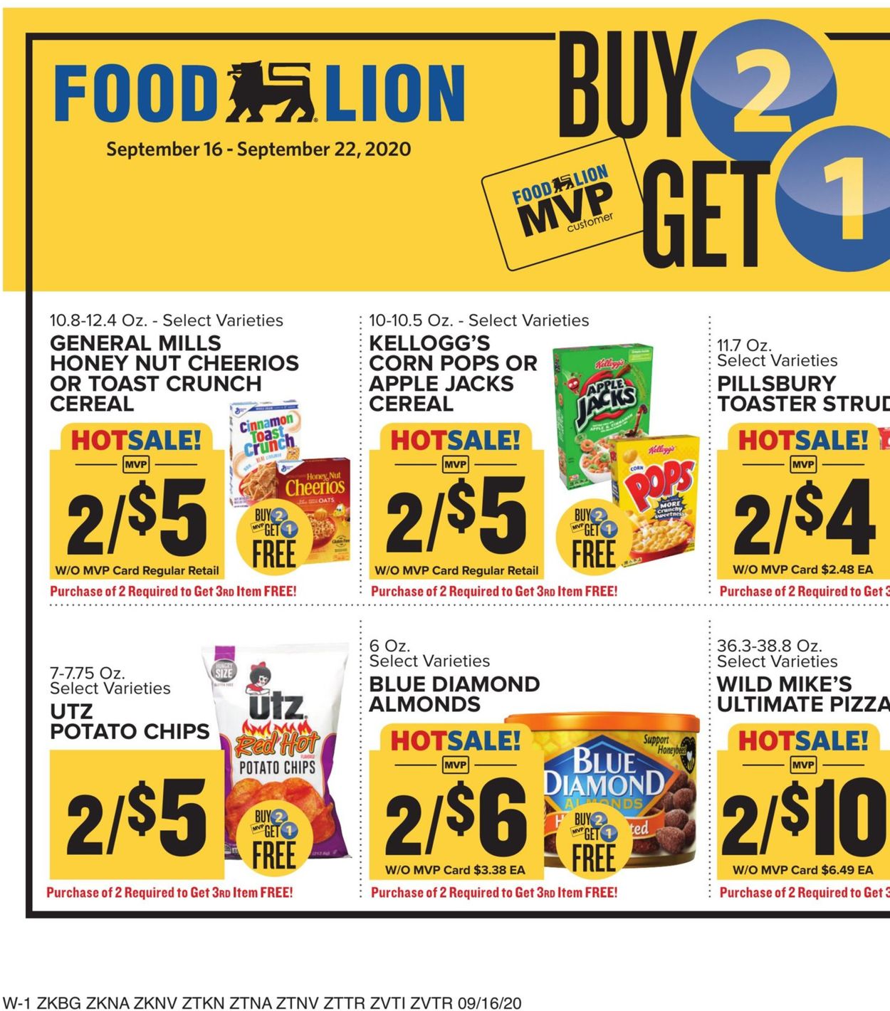 Catalogue Food Lion from 09/16/2020