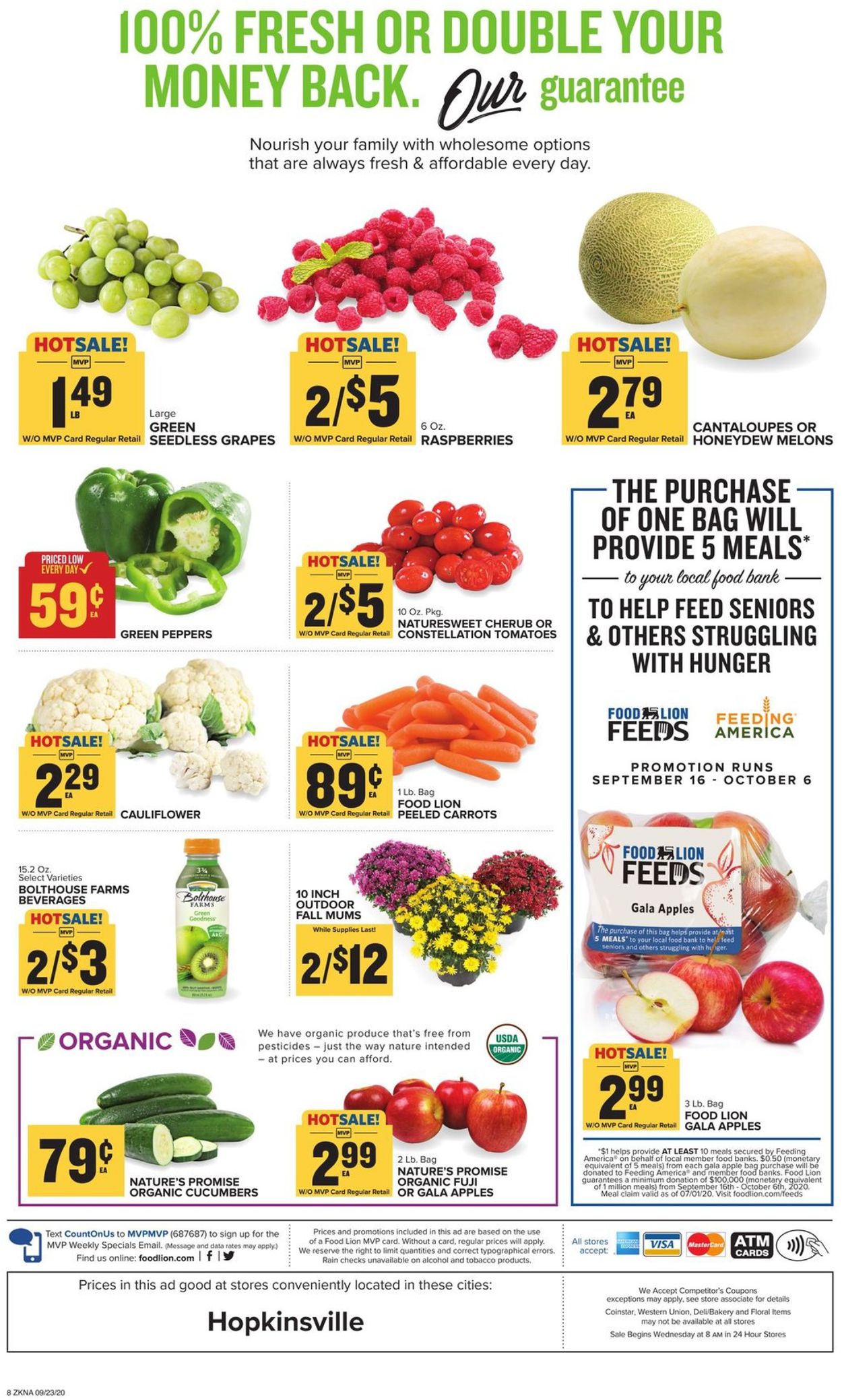 Catalogue Food Lion from 09/23/2020