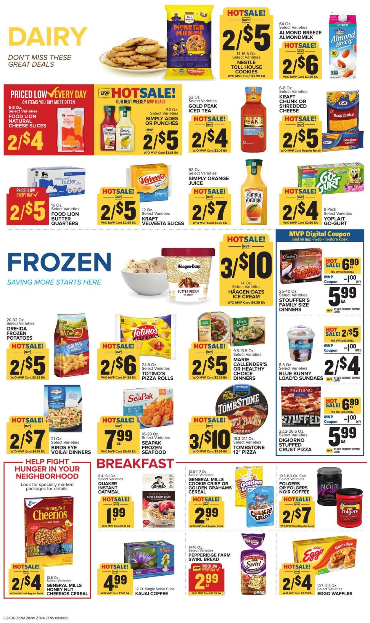 Catalogue Food Lion from 09/30/2020
