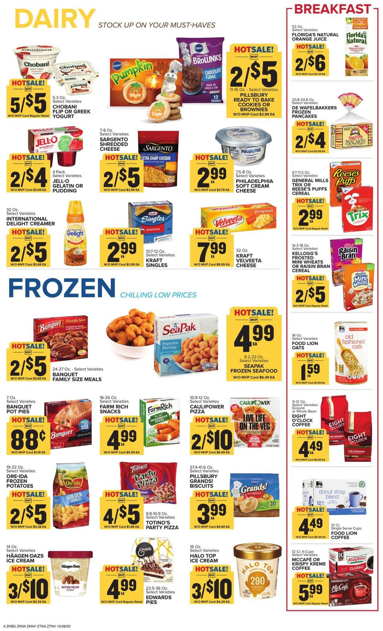 Catalogue Food Lion from 10/28/2020